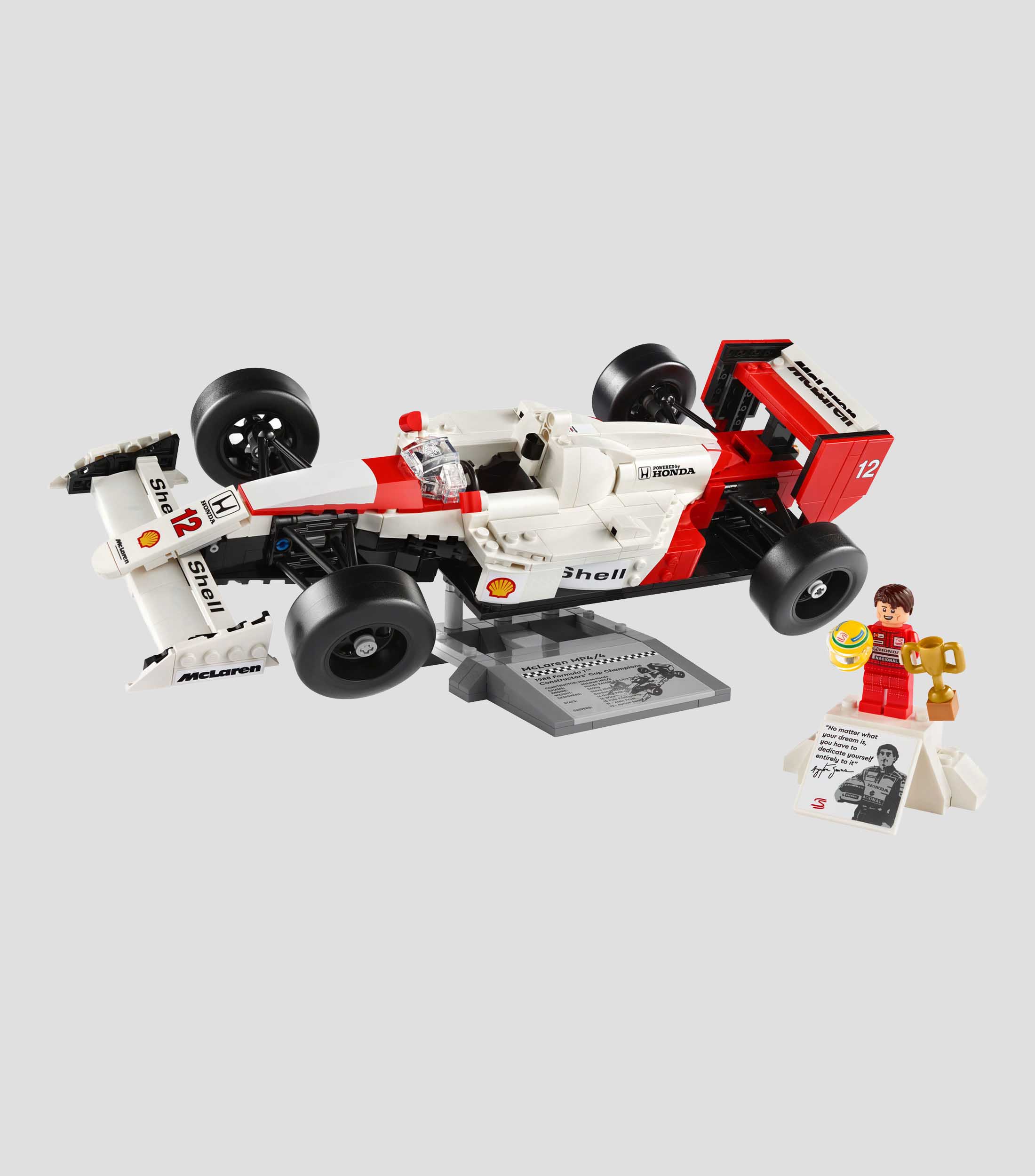 Lego Icons McLaren MP4 4 y Ayrton 10330