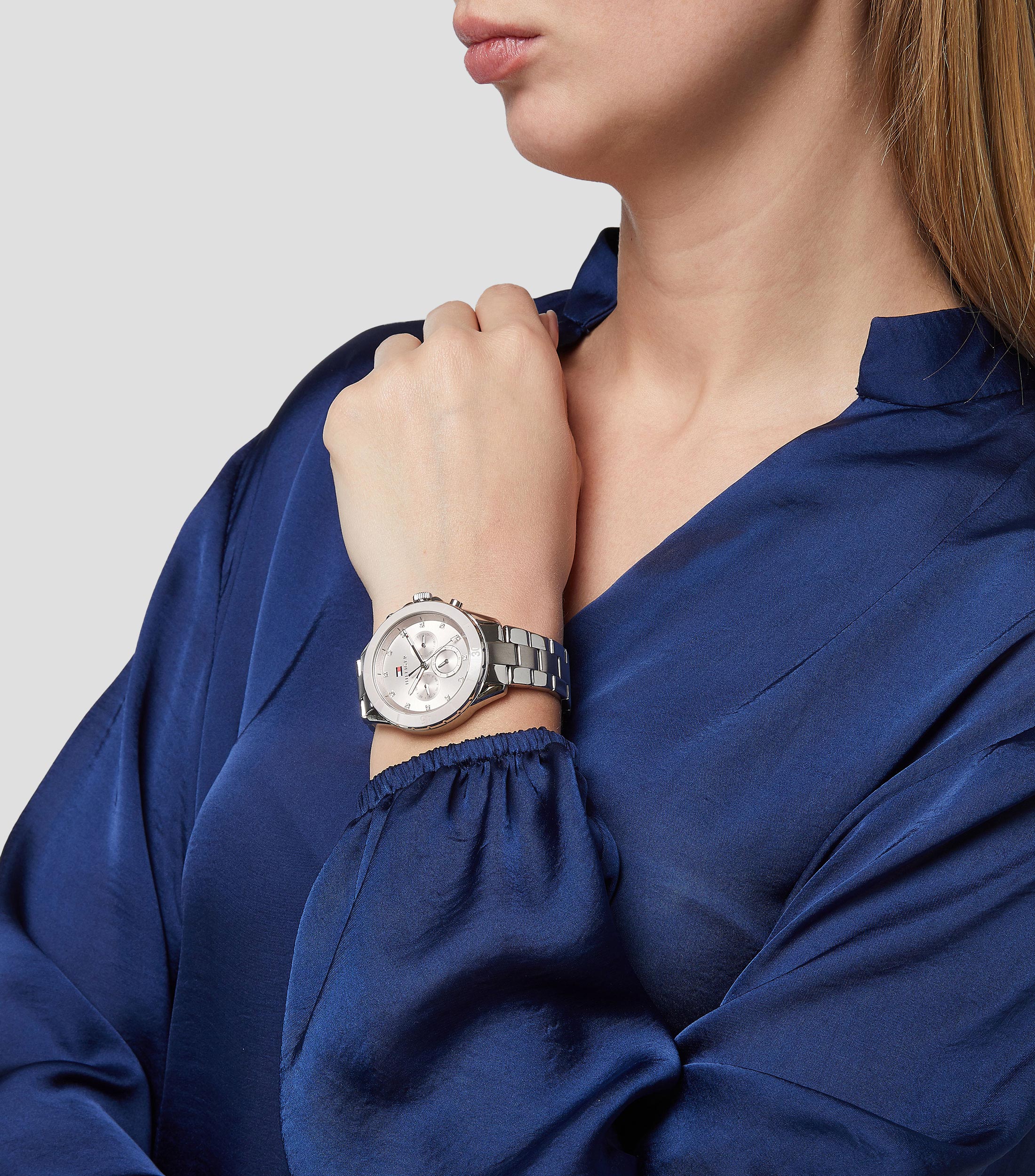 Reloj para Mujer Casual Plateado, Rosa