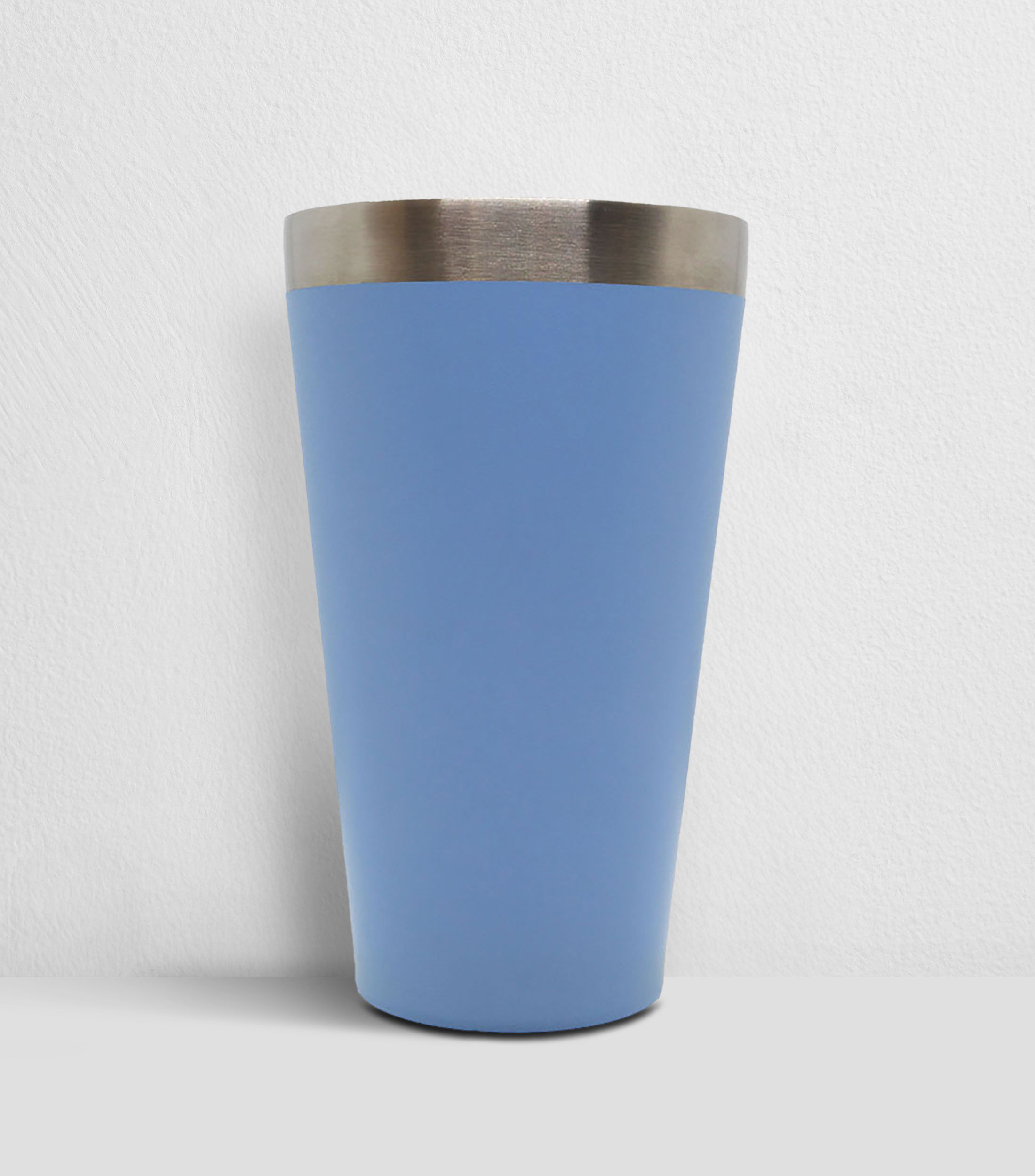 Vaso para cerveza Stanley Adventure Stacking Beer Pint azul en acero inoxidable, 473 ml
