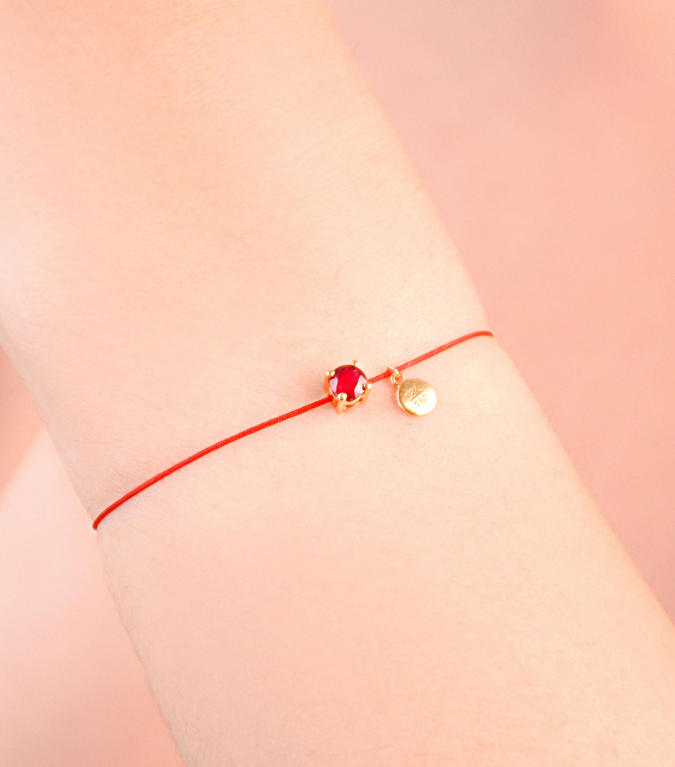 Pulsera con Rubí Mujer