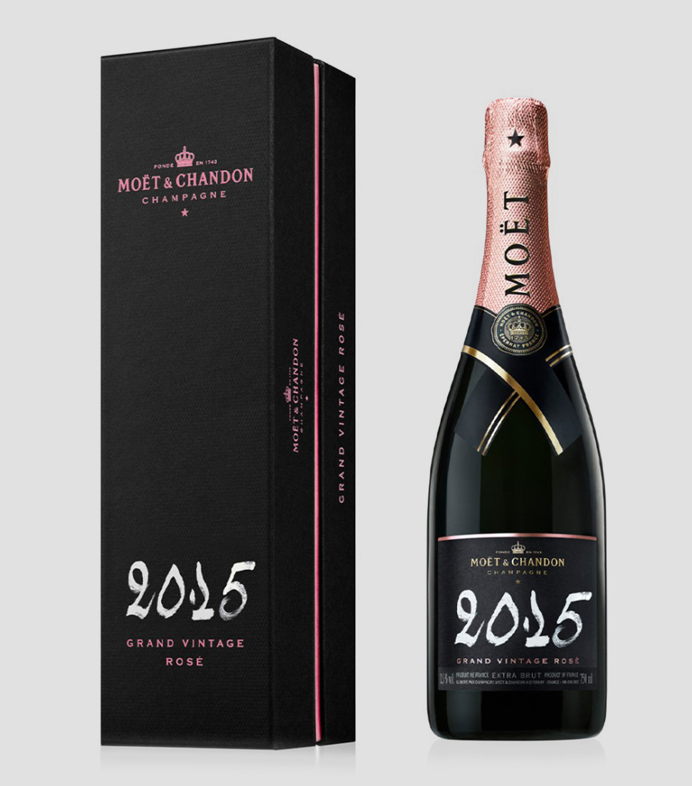 Champagne Extra Brut 2015 Grand Vintage Rose, Francia, 750 ml