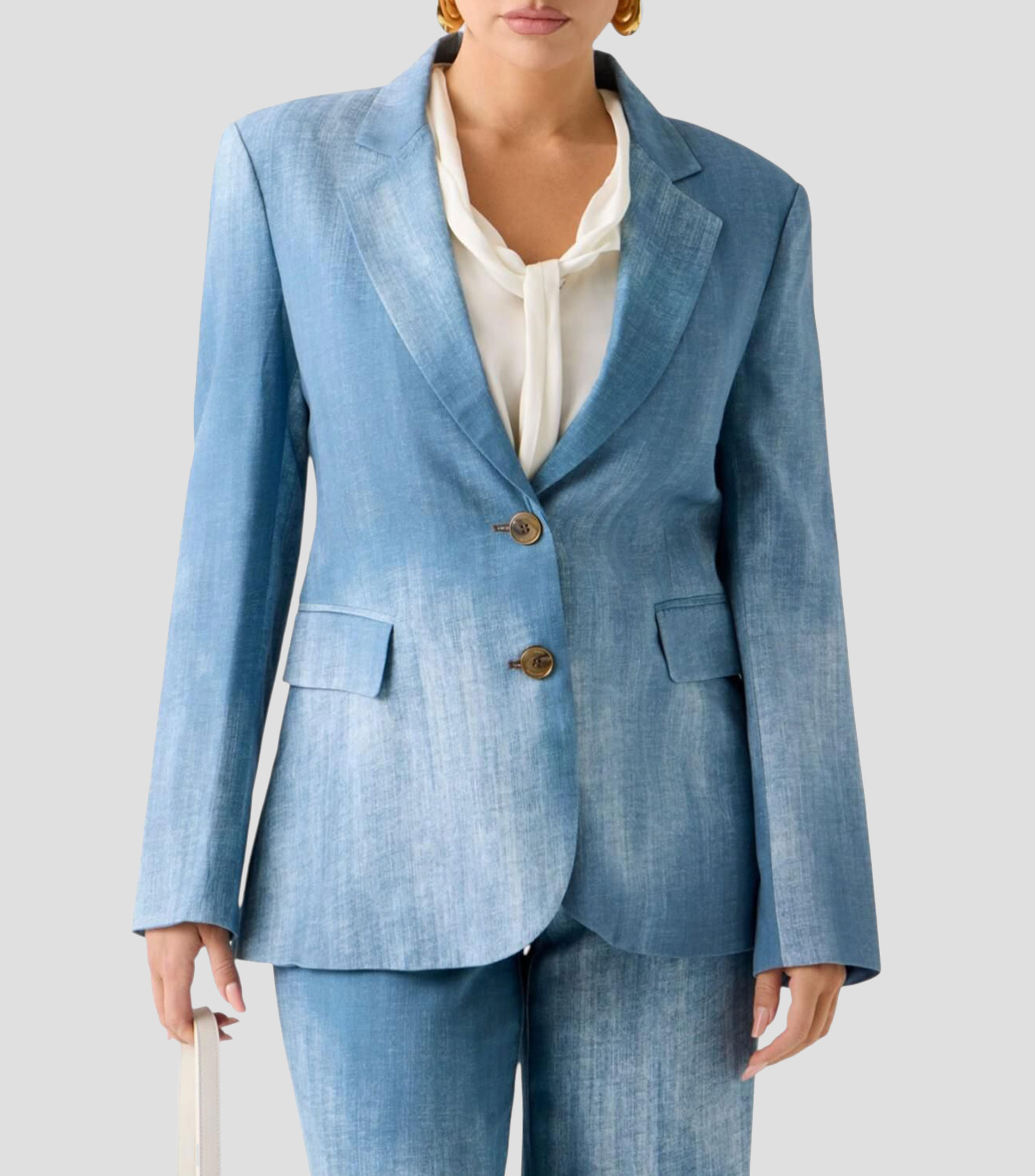 Blazer liso Mujer