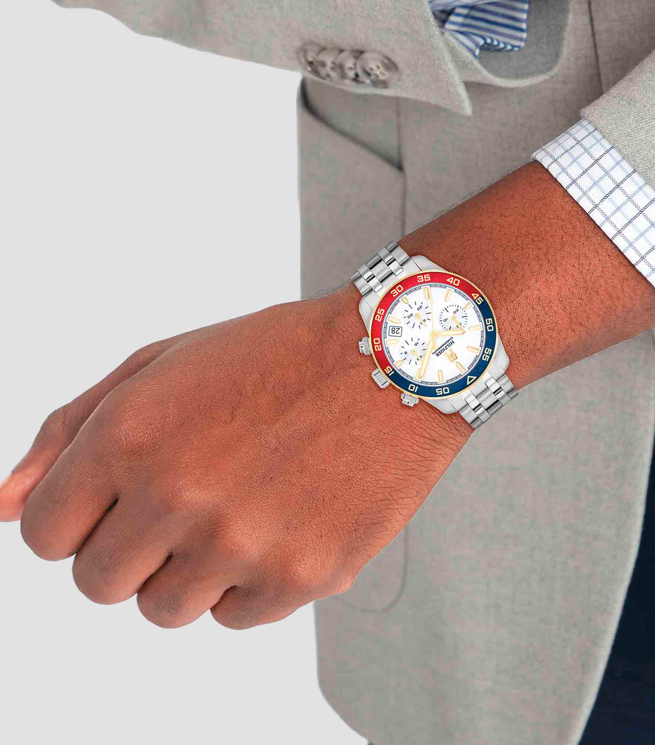 Reloj para Hombre TH85 deportivo plateado