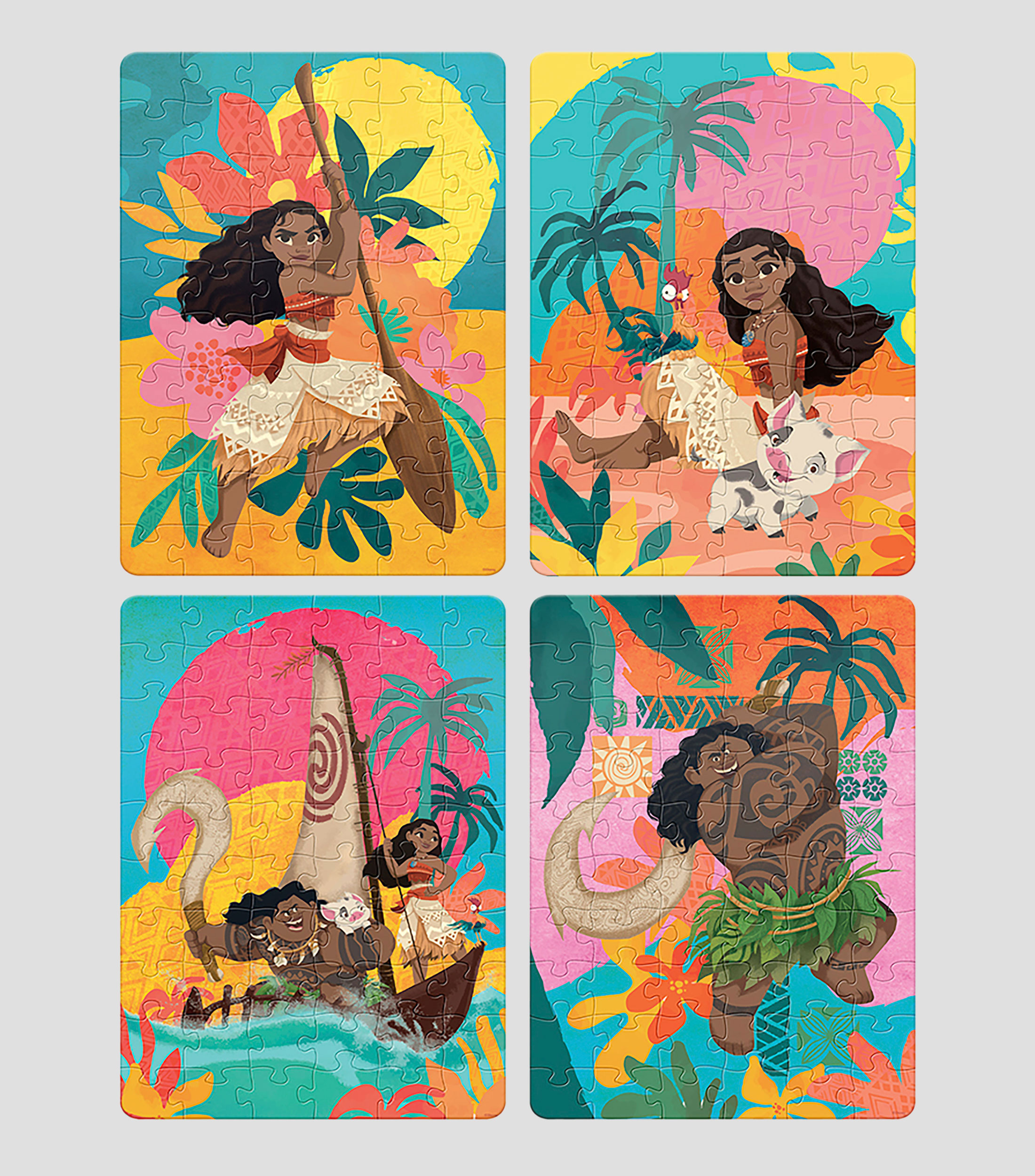 Rompecabeza 4 En 1 Moana
