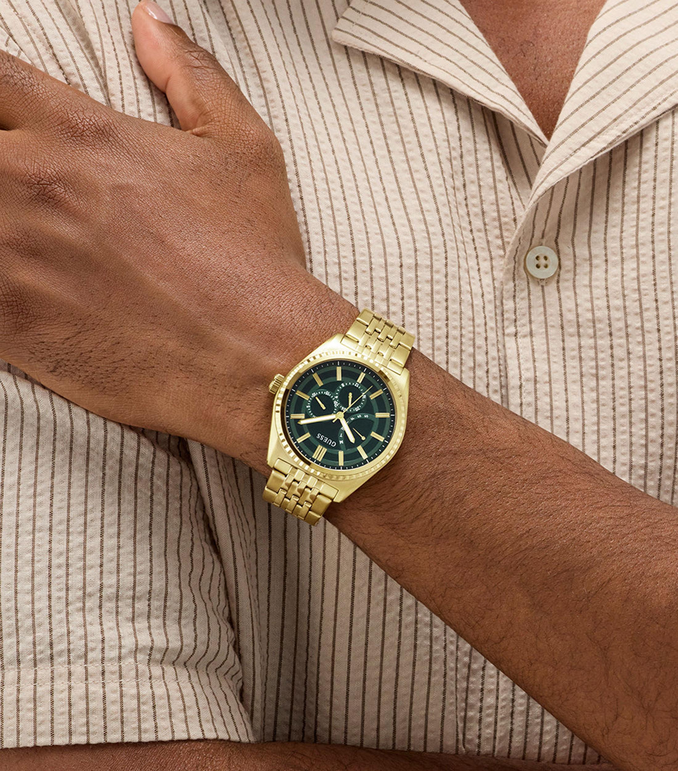 Reloj para Hombre Camden casual dorado