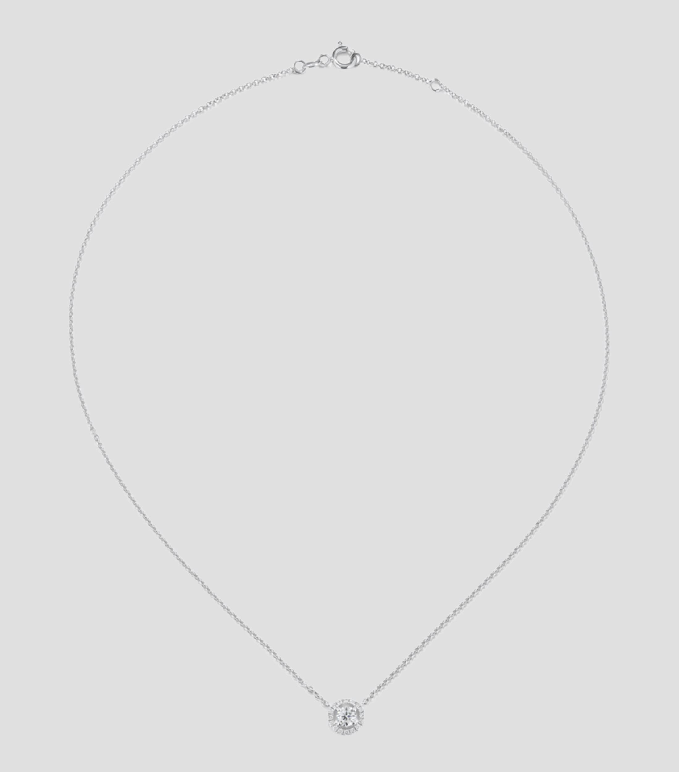 Collar en Oro blanco de 18 Kilates con diamantes Grace Mujer