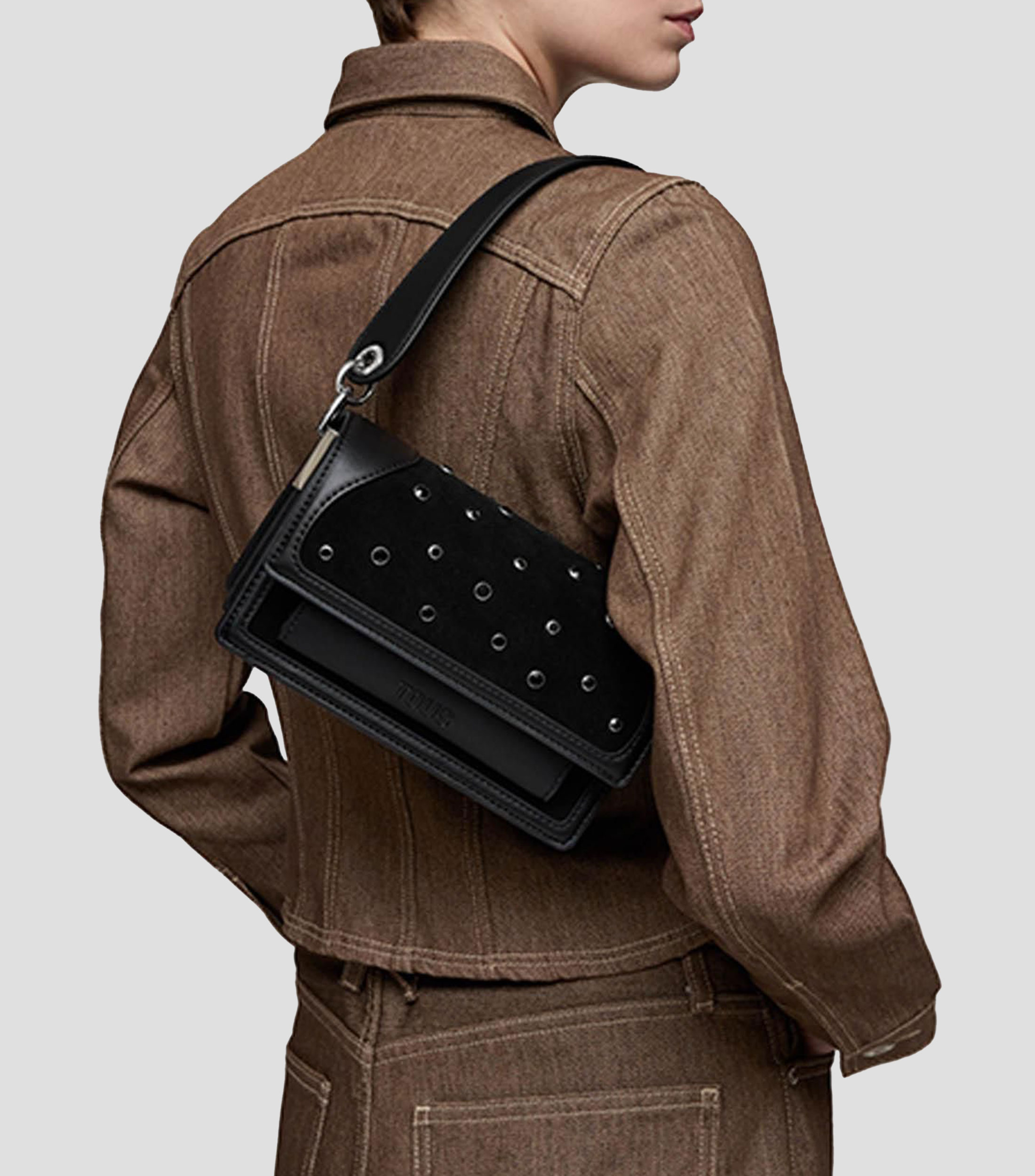 Bolsa Shoulder Audree Strass Mujer