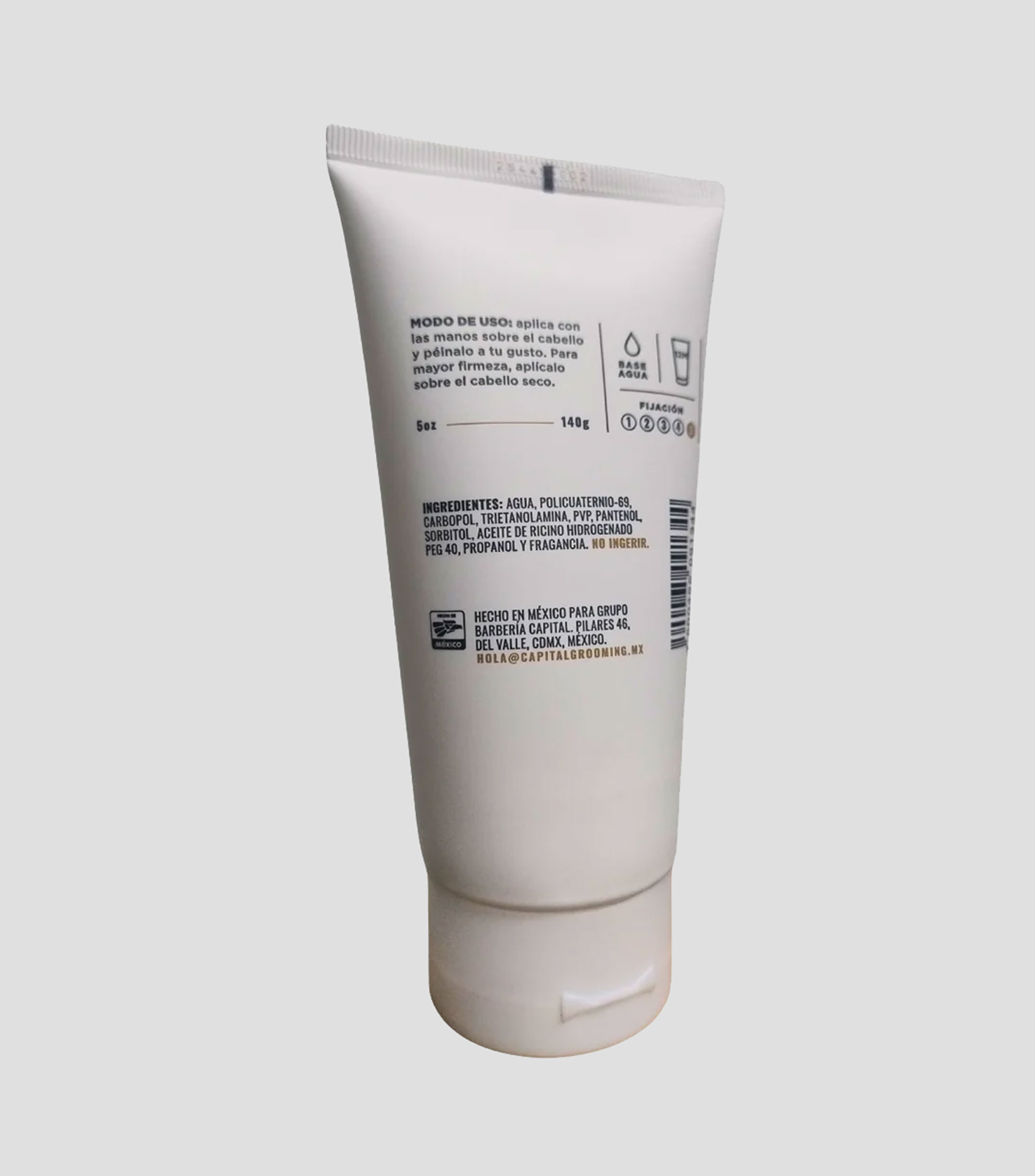 Gel para cabello fijación máxima y versatilidad Grooming, 140 gr