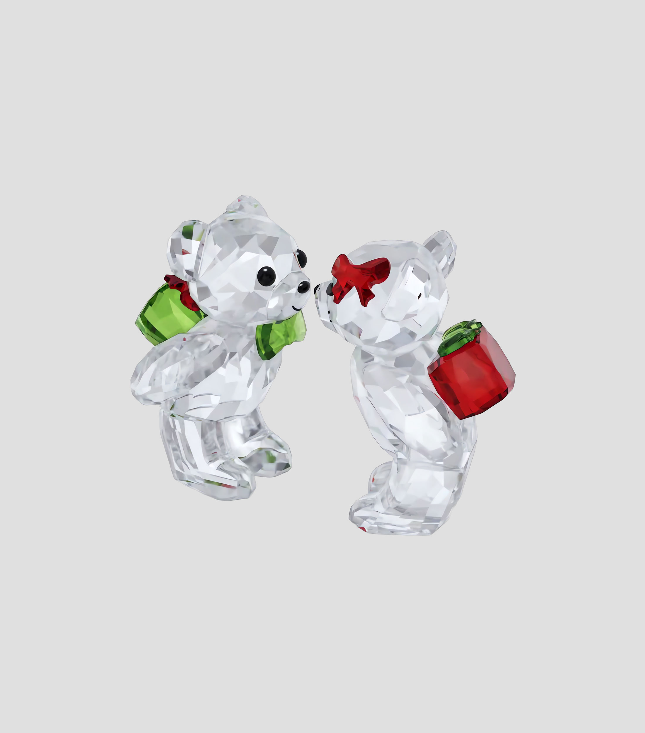 Set de figuras decorativas Osos Kris Annual Edition 2026 en cristal