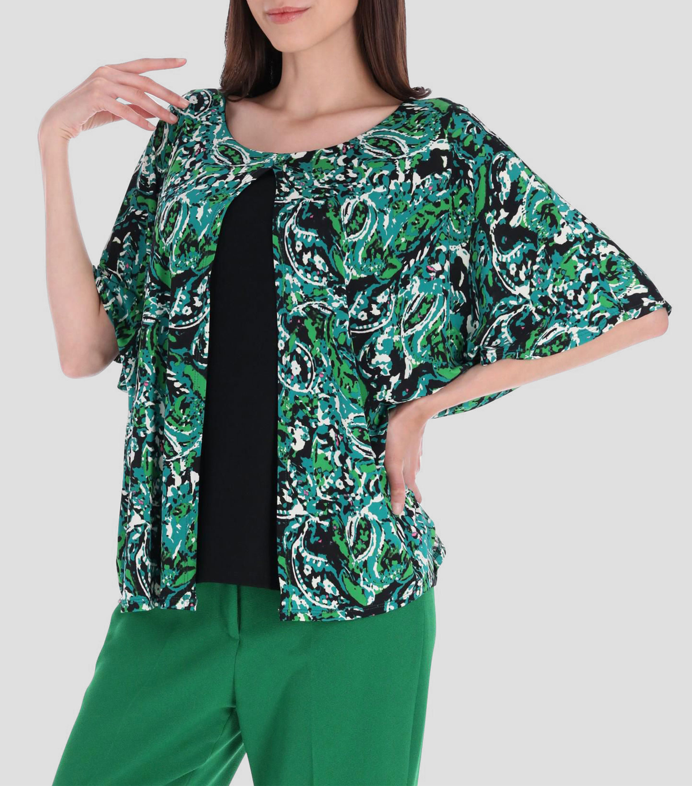 Chimono Charme Túnica Kimono multidiseño de manga corta Mujer |El Palacio de Hierro