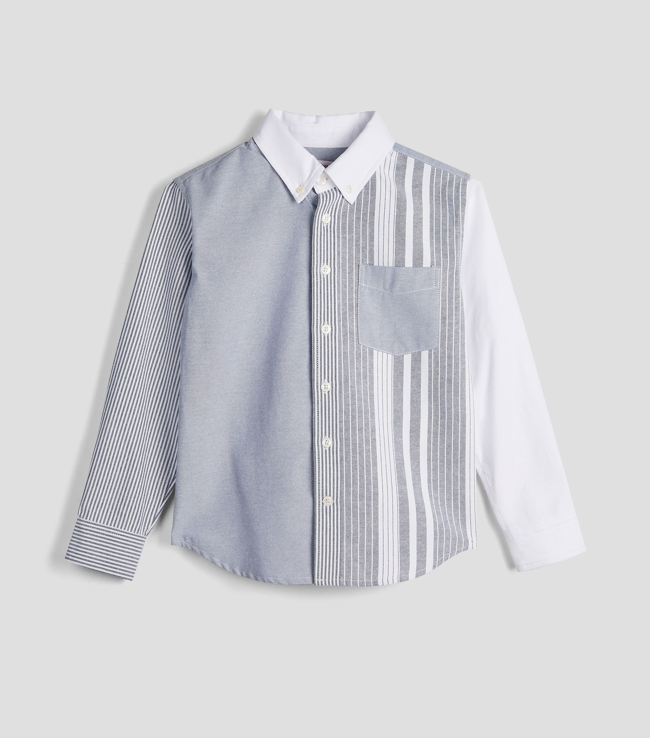 Camisa a rayas manga larga Niño