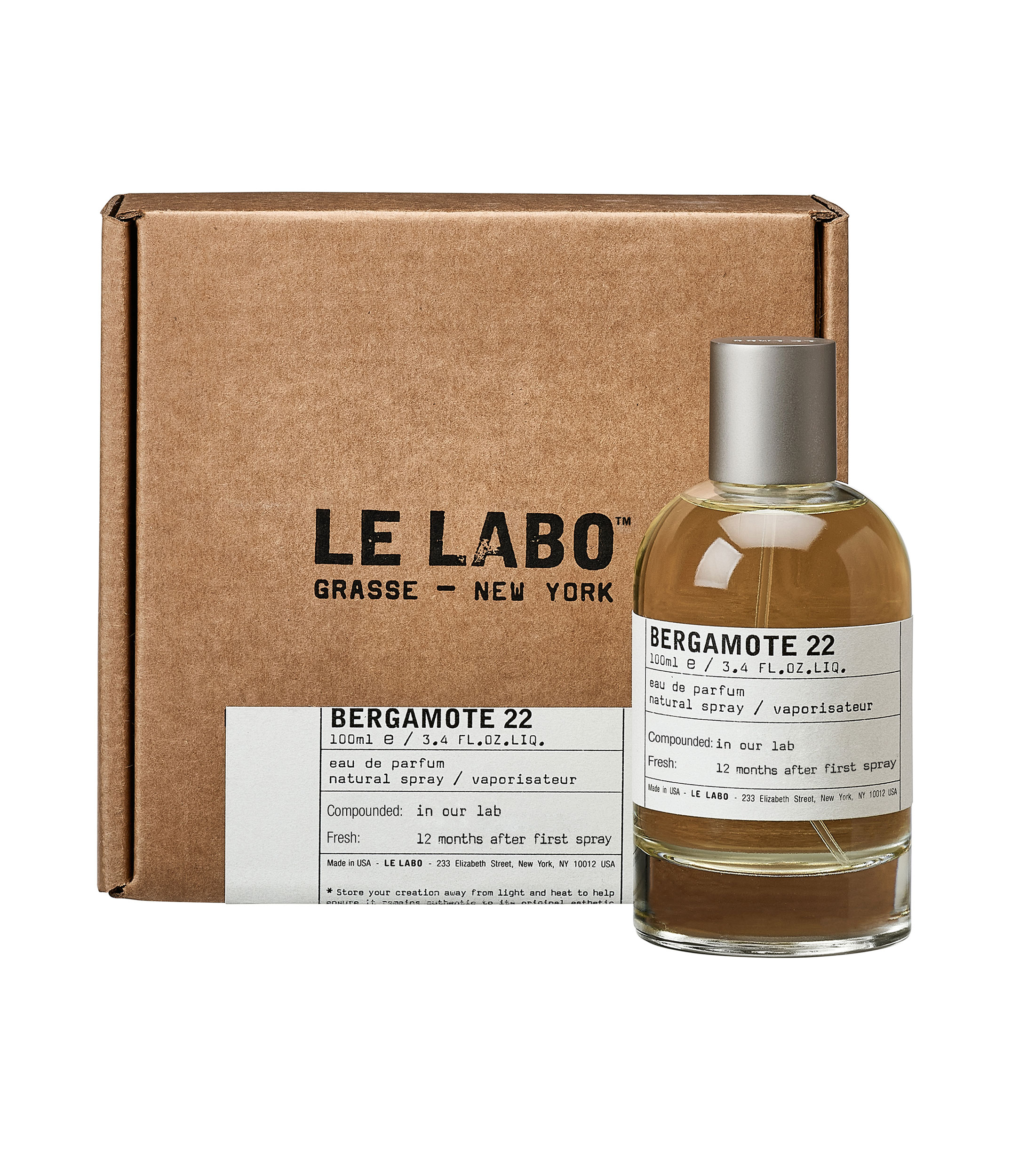 Perfume Bergamote 22 Eau de Parfum, 100 ml Unisex
