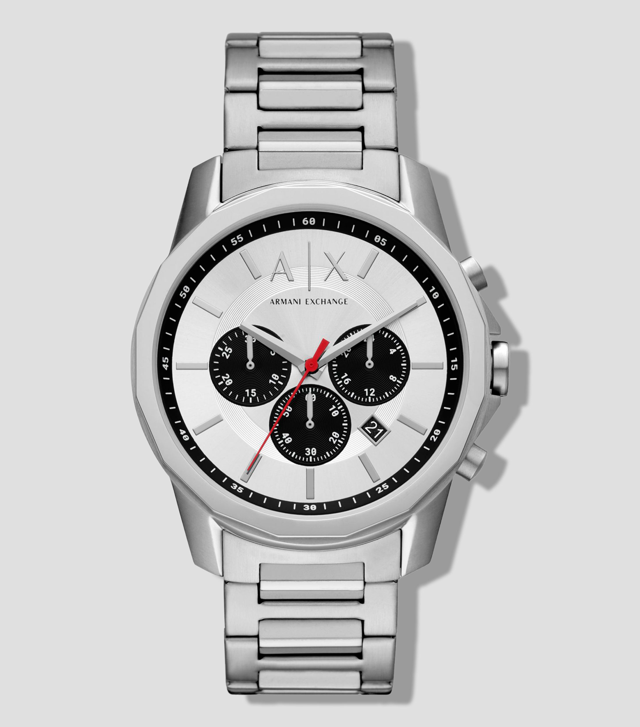 Reloj para hombre Banks casual Plateado
