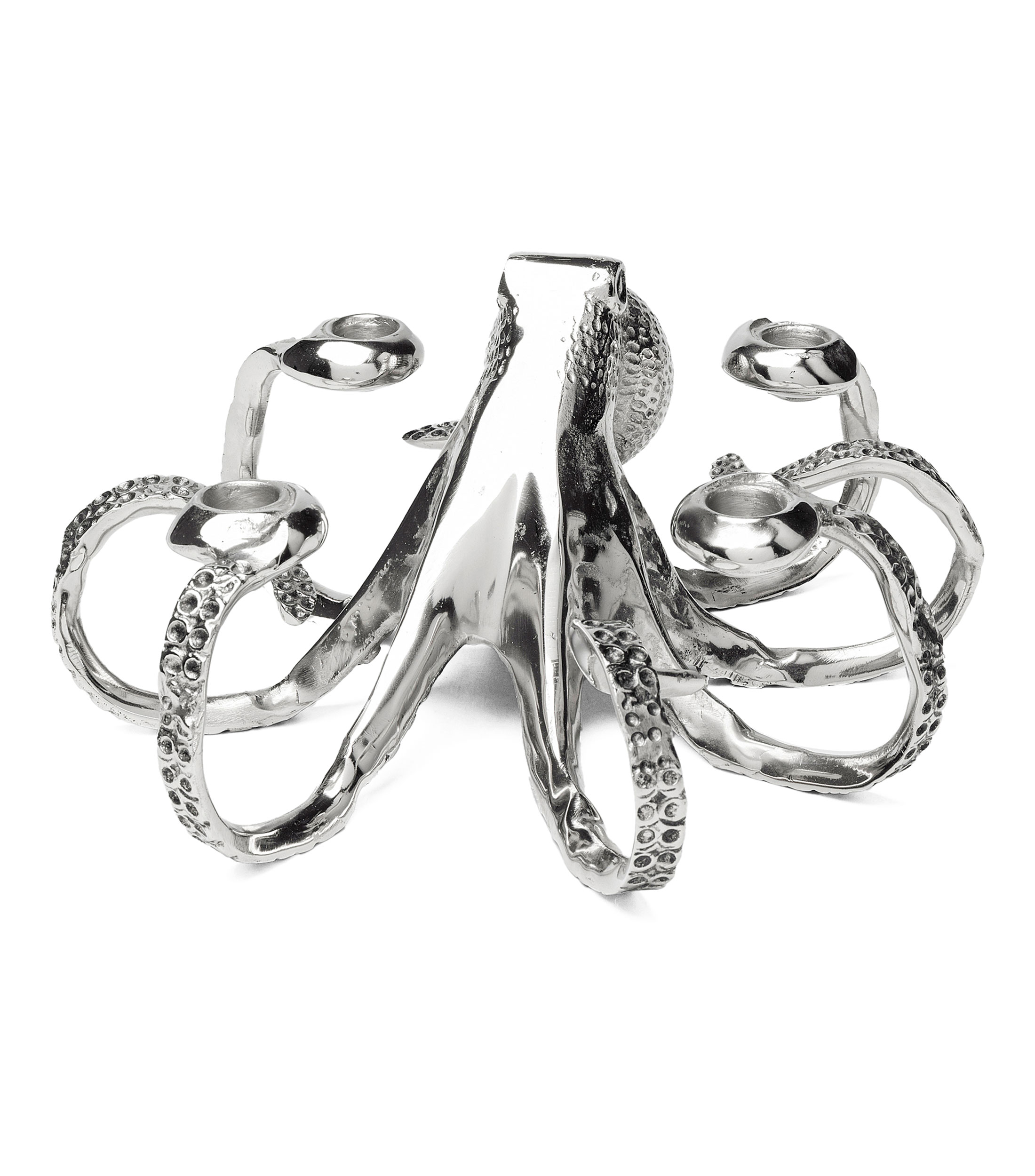 Portavelas Octopus en Aluminio