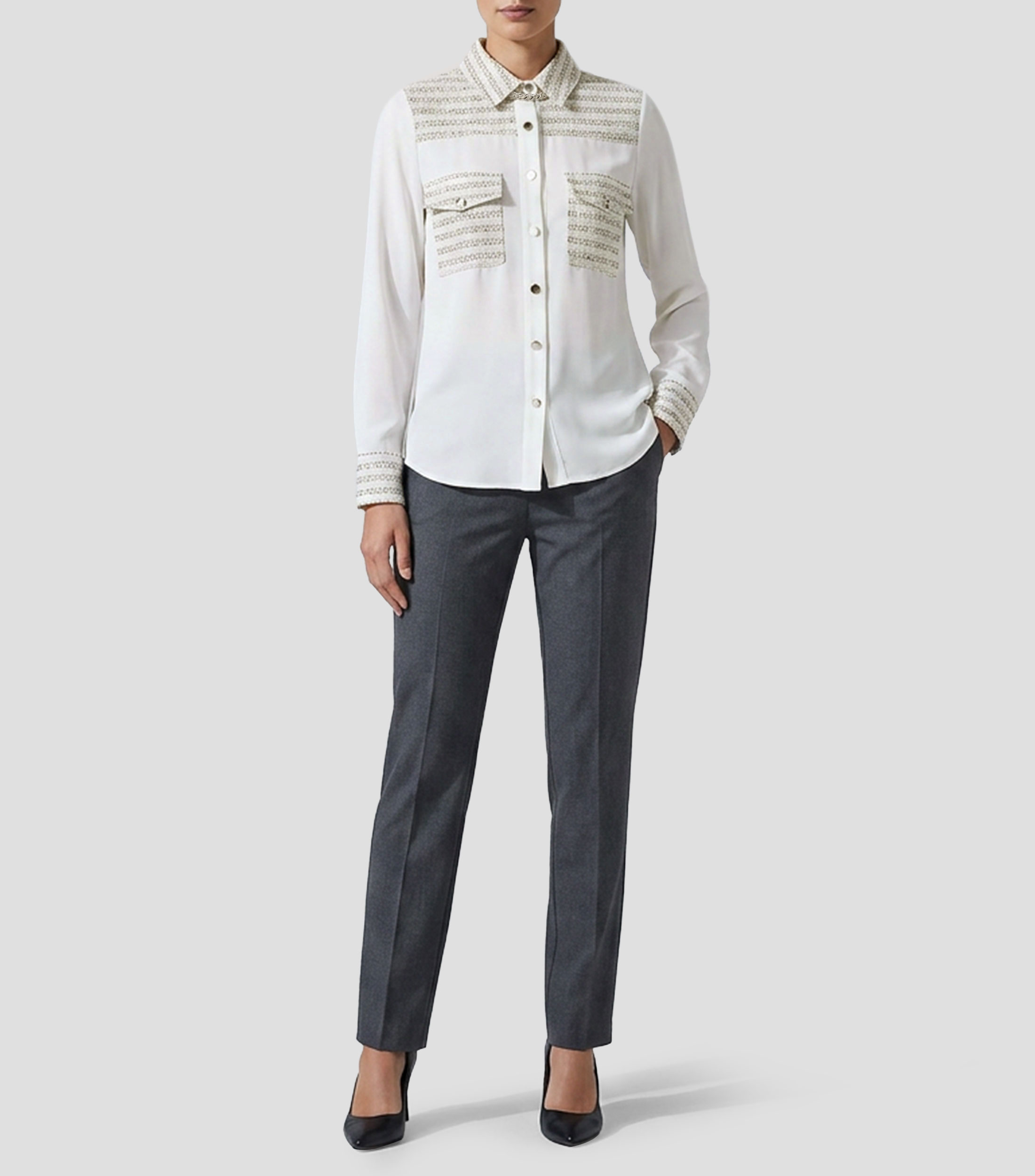 Blusa fantasía manga larga Mujer