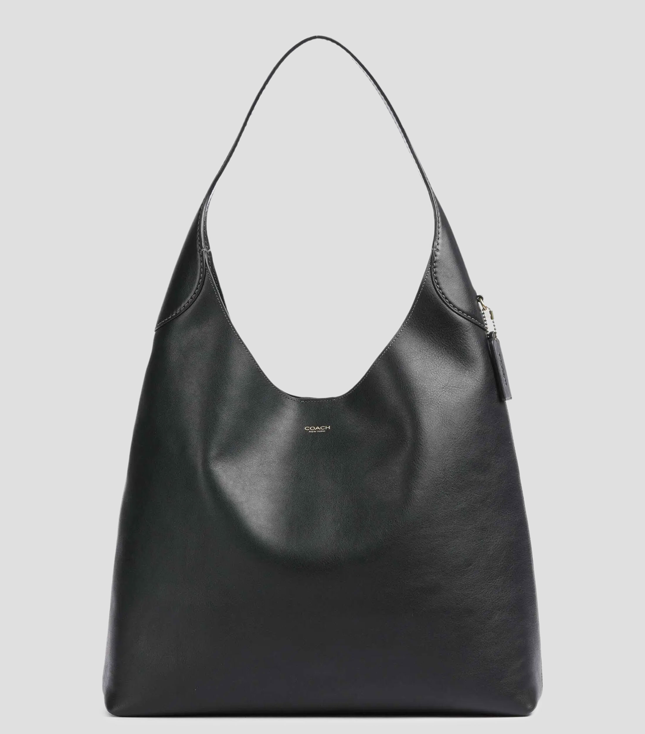 Bolsa shoulder negra en piel Brooklyn 39 lisa Mujer