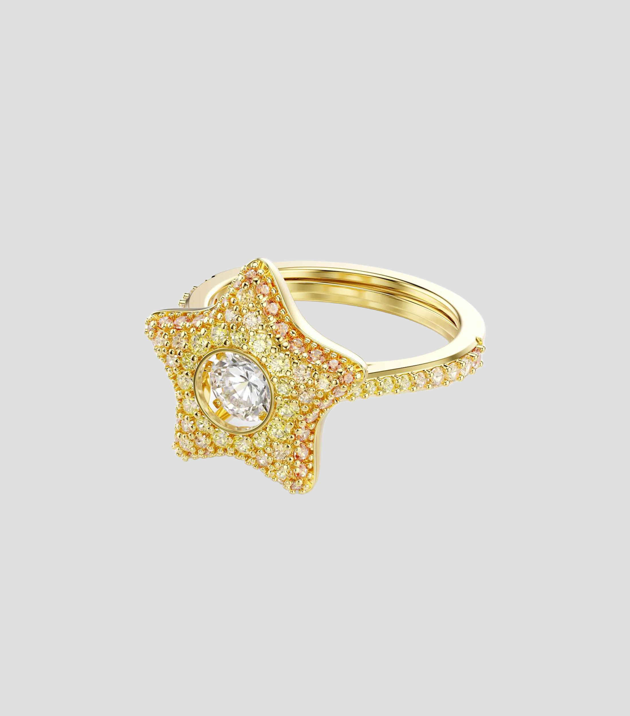 Anillo Sublima con Dancing Stone en forma de estrella Mujer