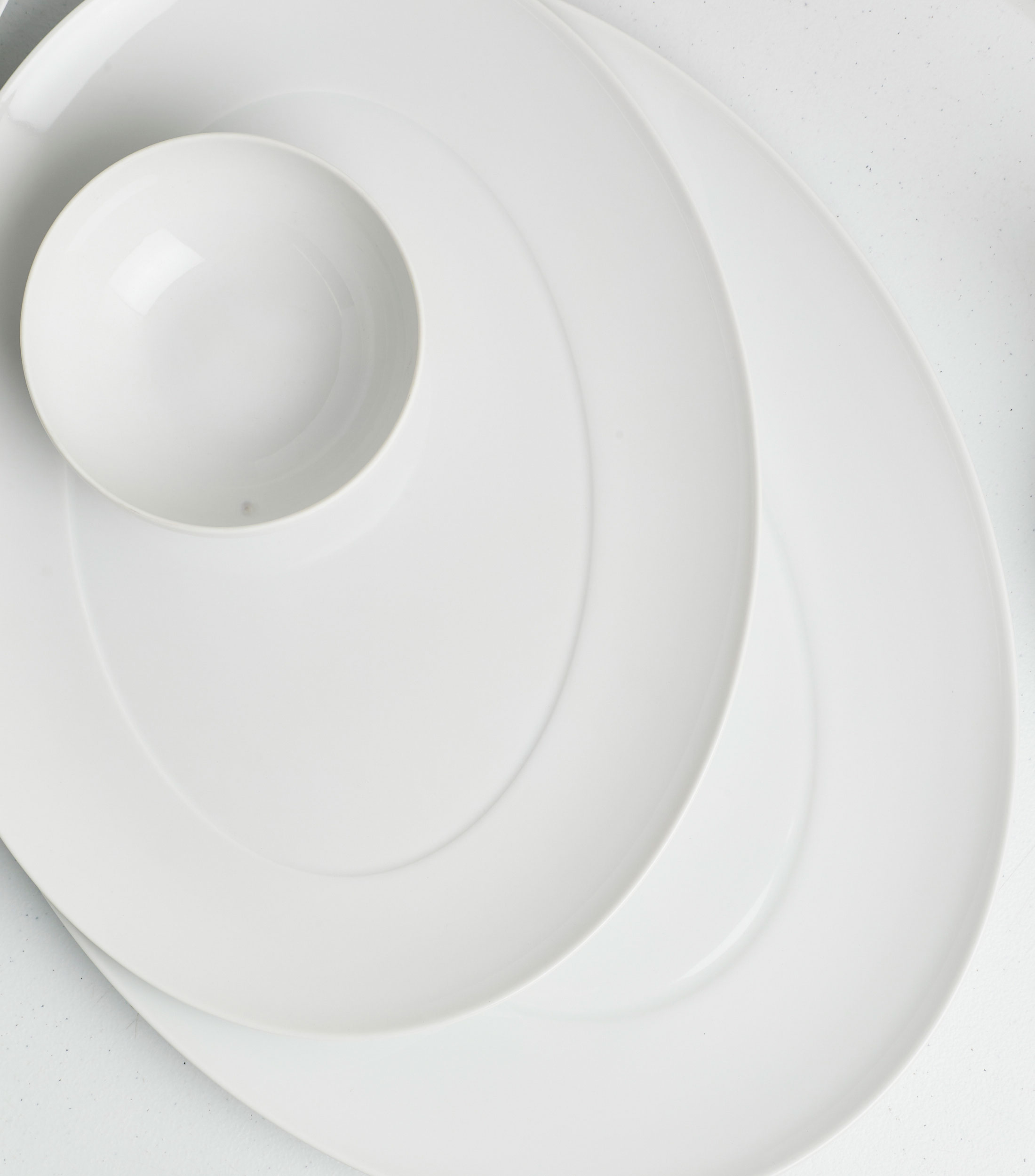 Platón fuente Domo White liso