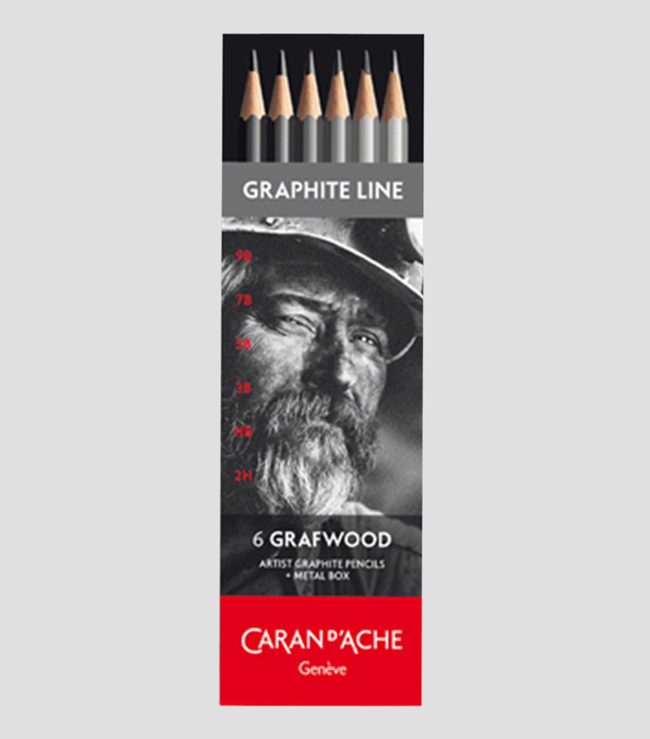 Set de 6 lápices de grafito