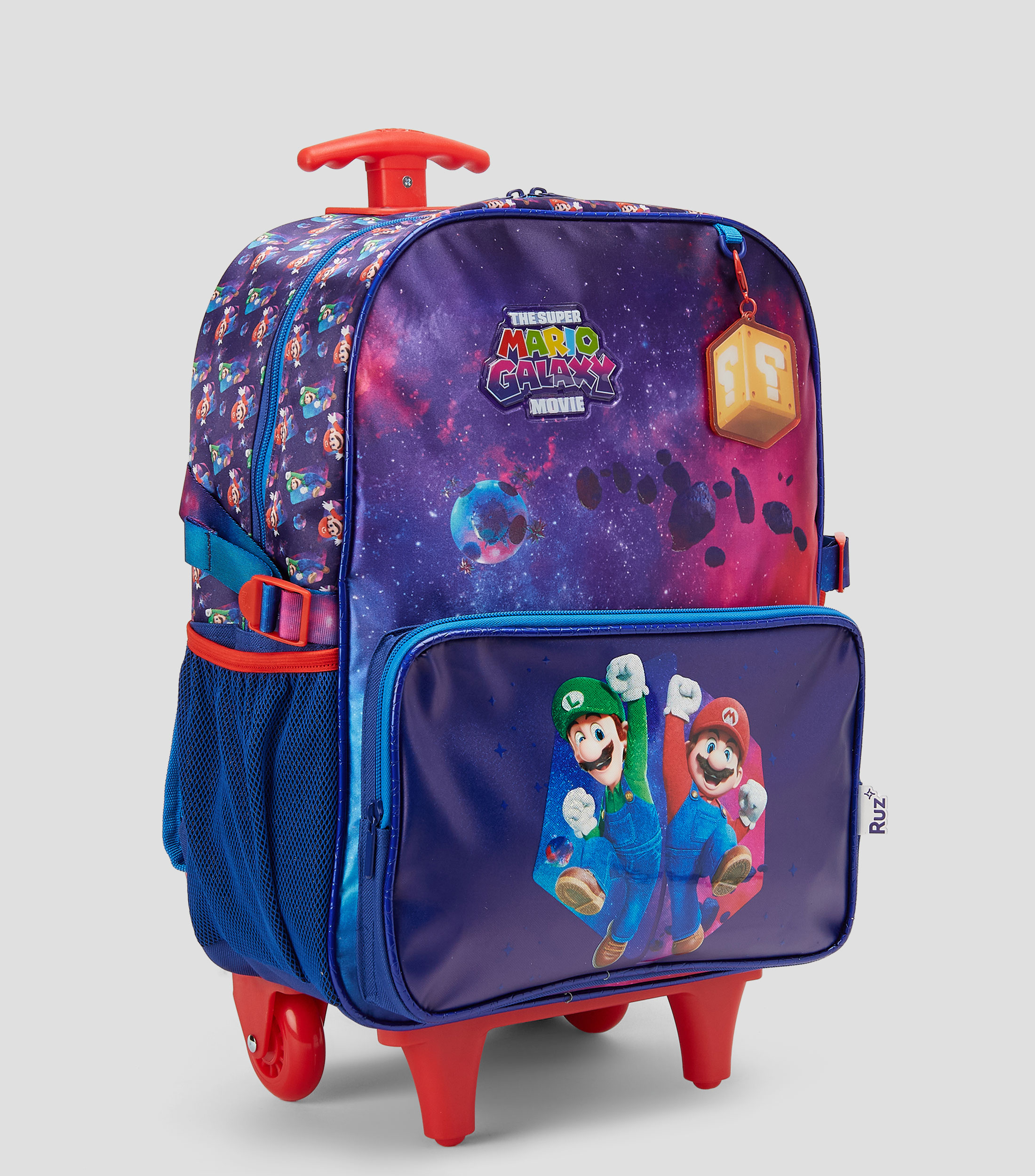Mochila escolar con ruedas Super Mario Galaxy Niño