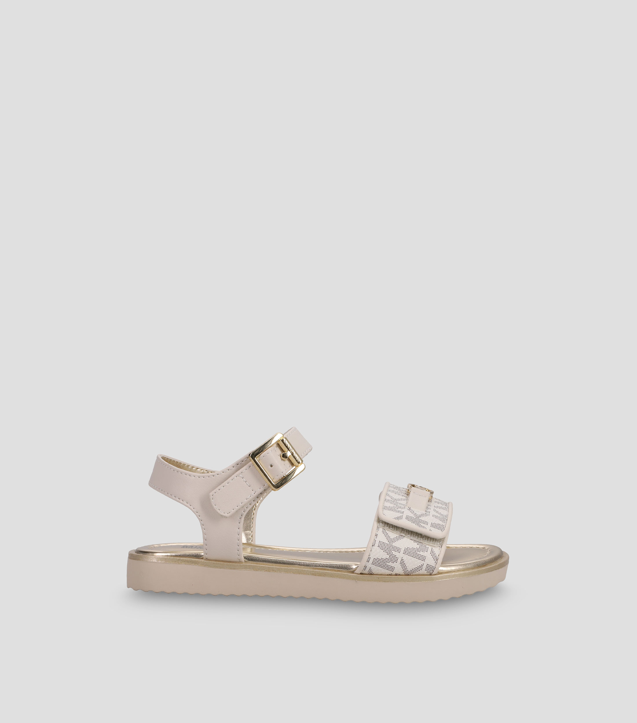 Sandalias planas con logotipo Niña