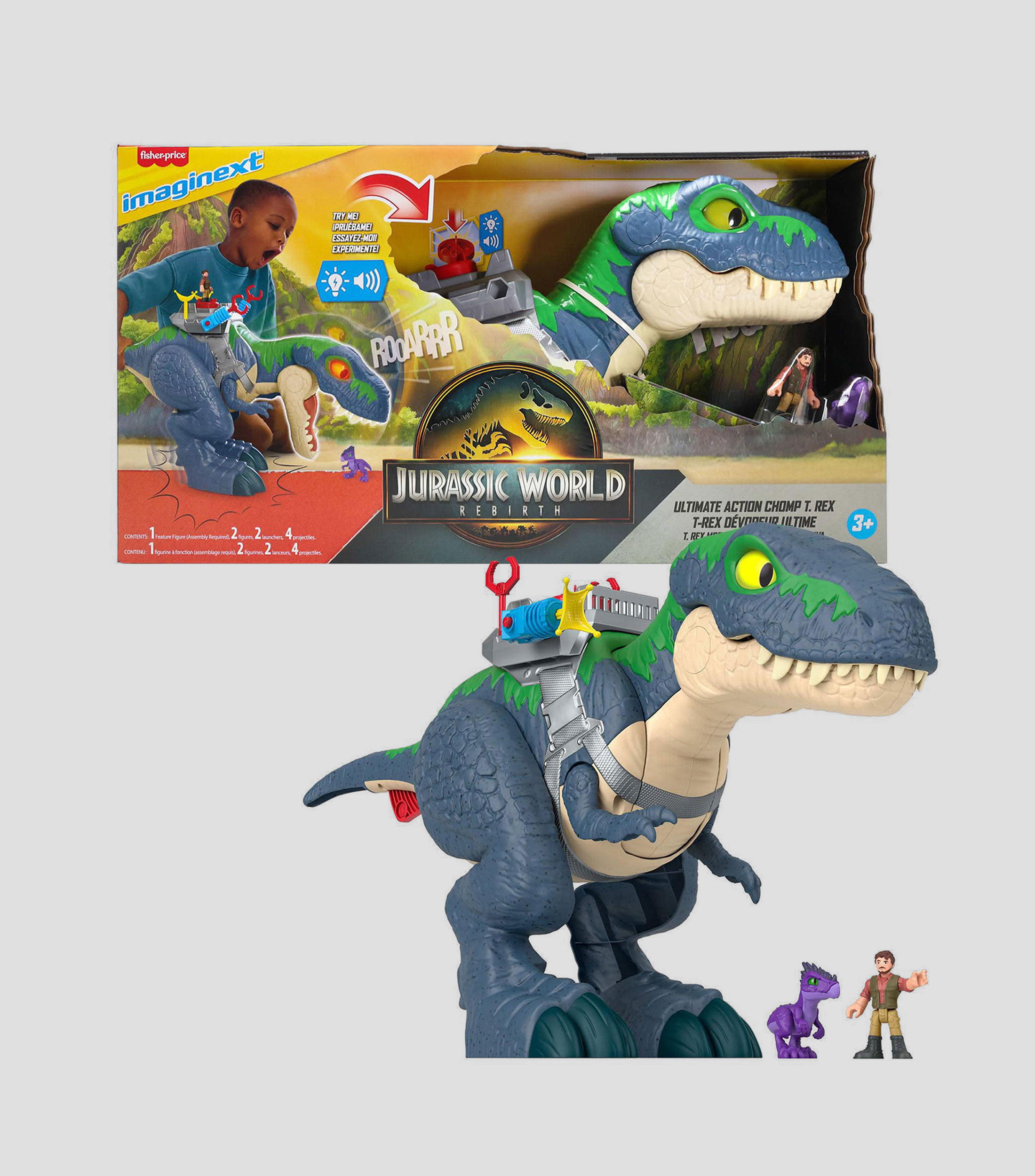 Imaginext Dinosaurio Ultimate Action Chomp T-Rex