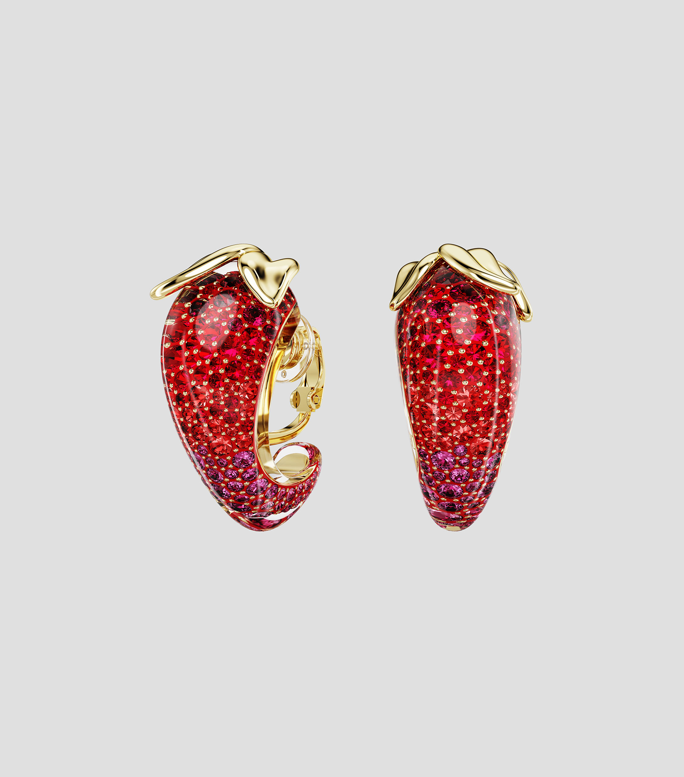 Pendientes Idyllia Red con cristal Swarovski Mujer