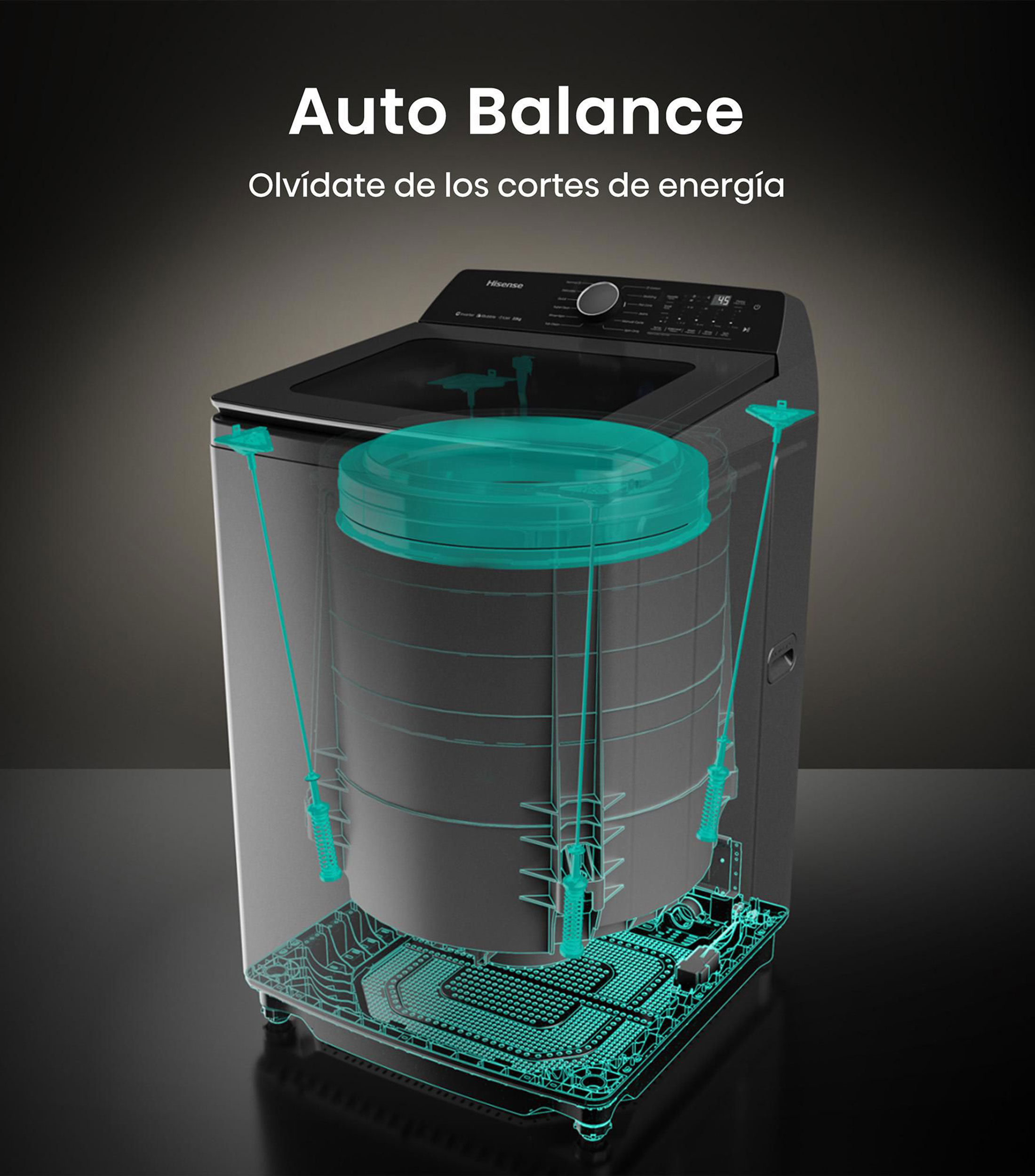 Lavadora automática 23 Kg Wt5I2323Uba Carga Superior