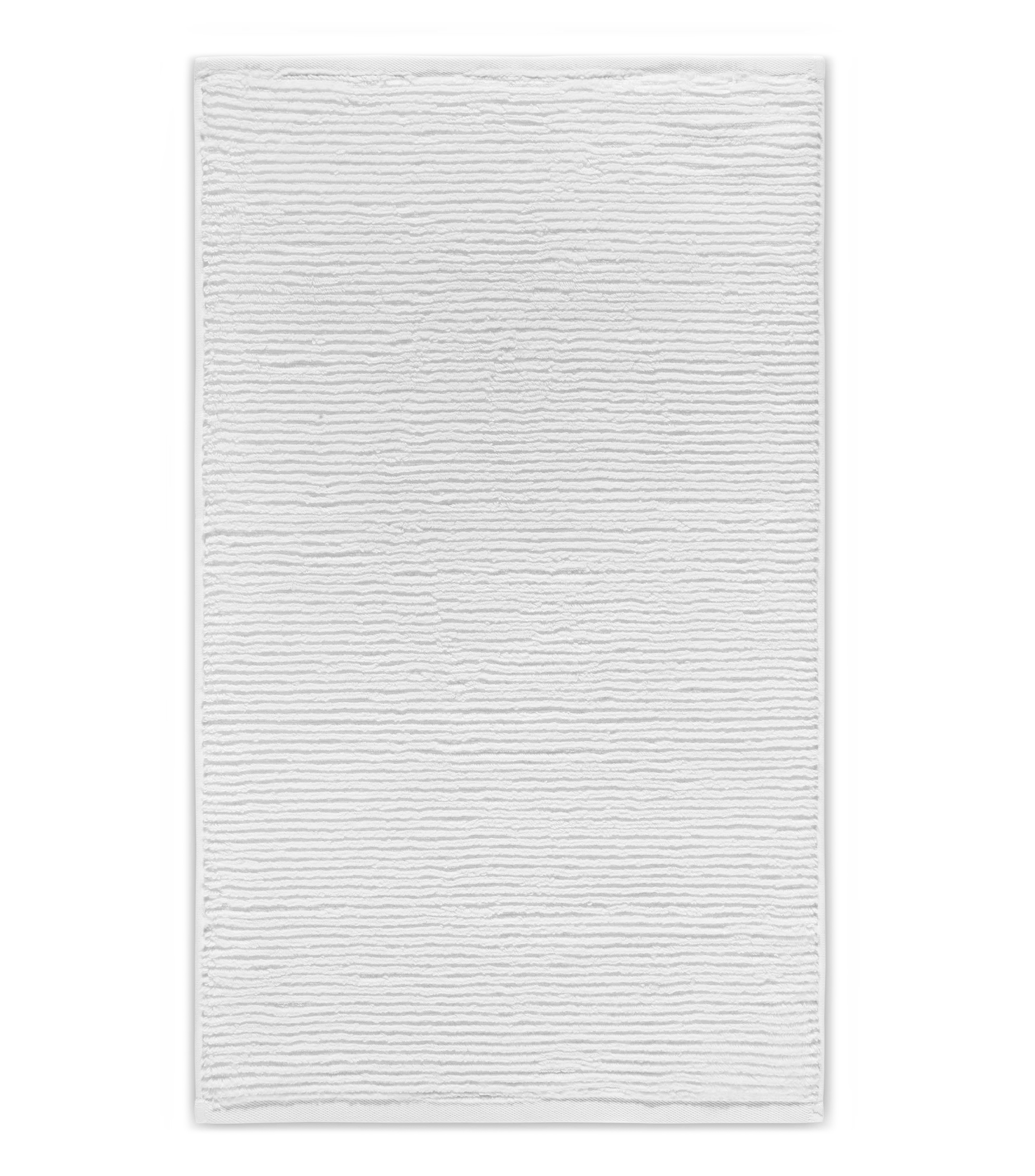 Toalla de Manos Slim Ribbed Blanca