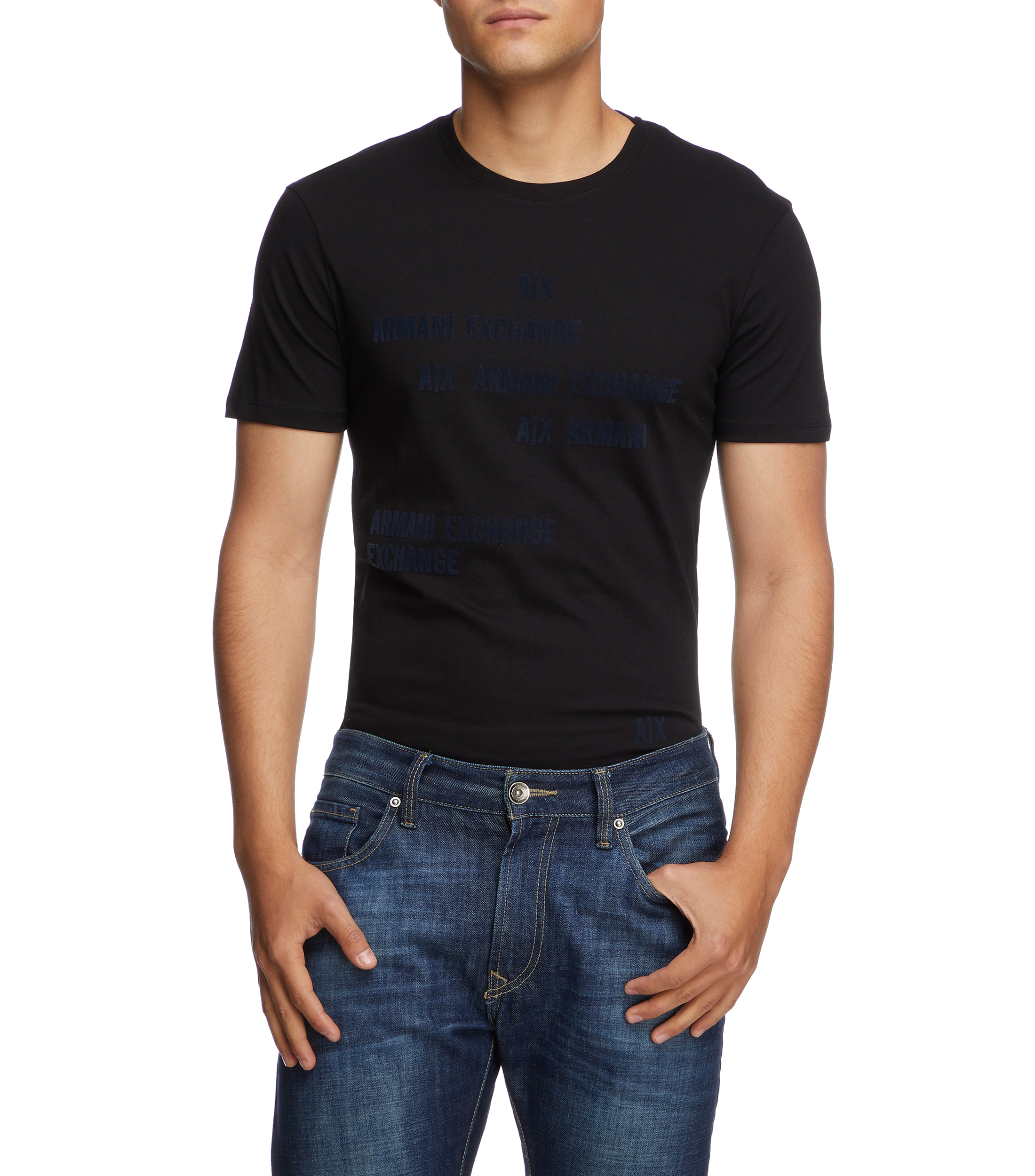 Armani Exchange Playera con tipograf a Hombre El Palacio de Hierro