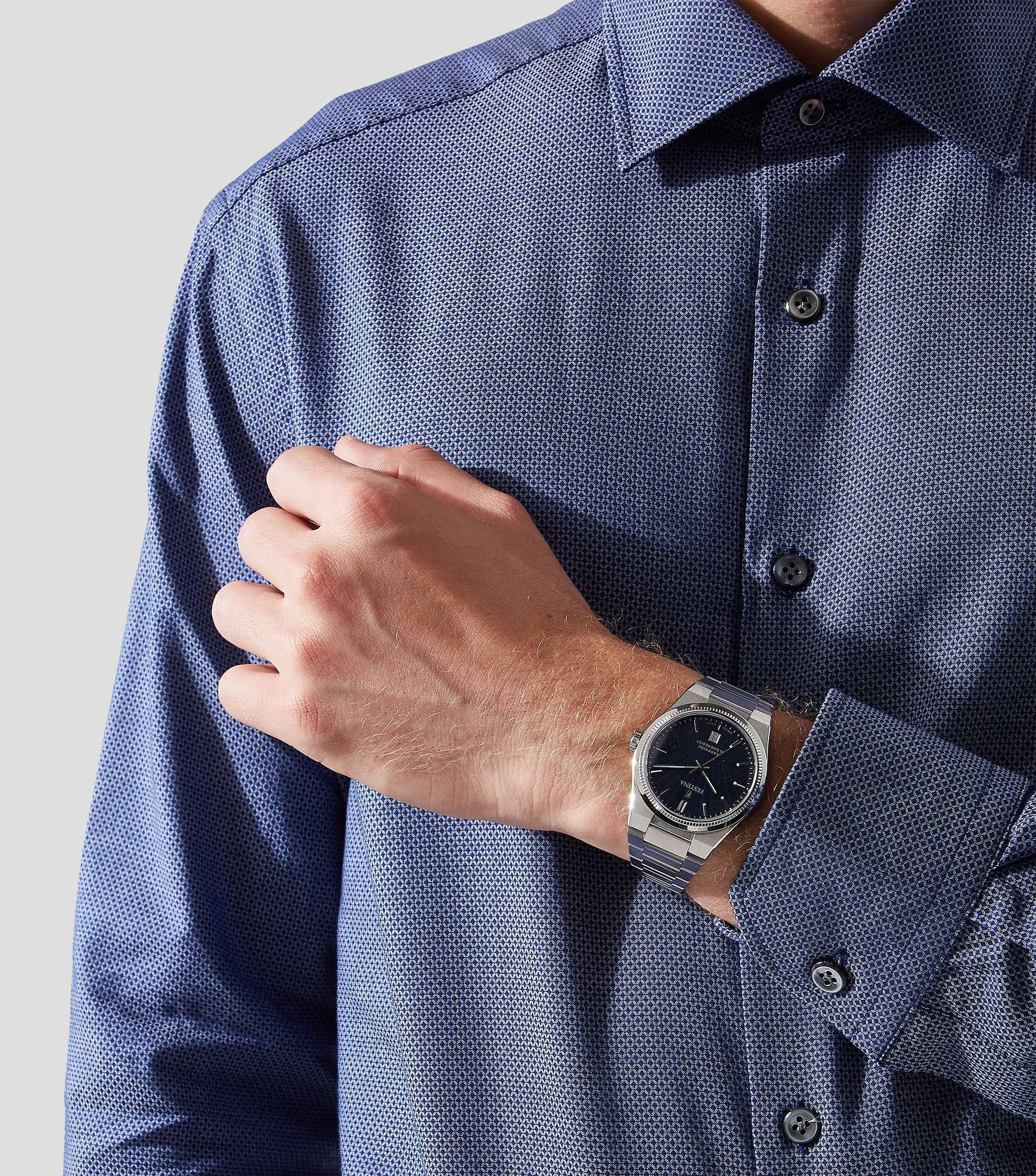Reloj para Hombre Rive De vestir, Plateado
