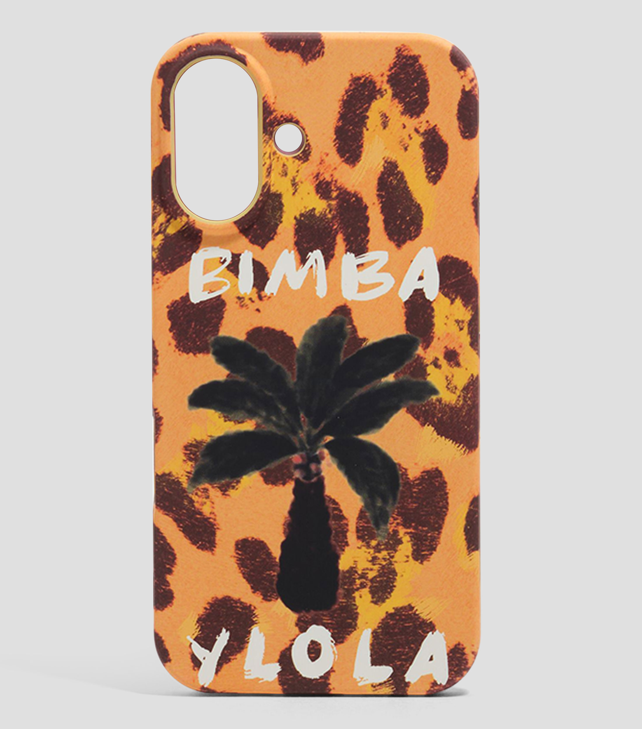 Funda rígida iPhone 16 palmera amarilla