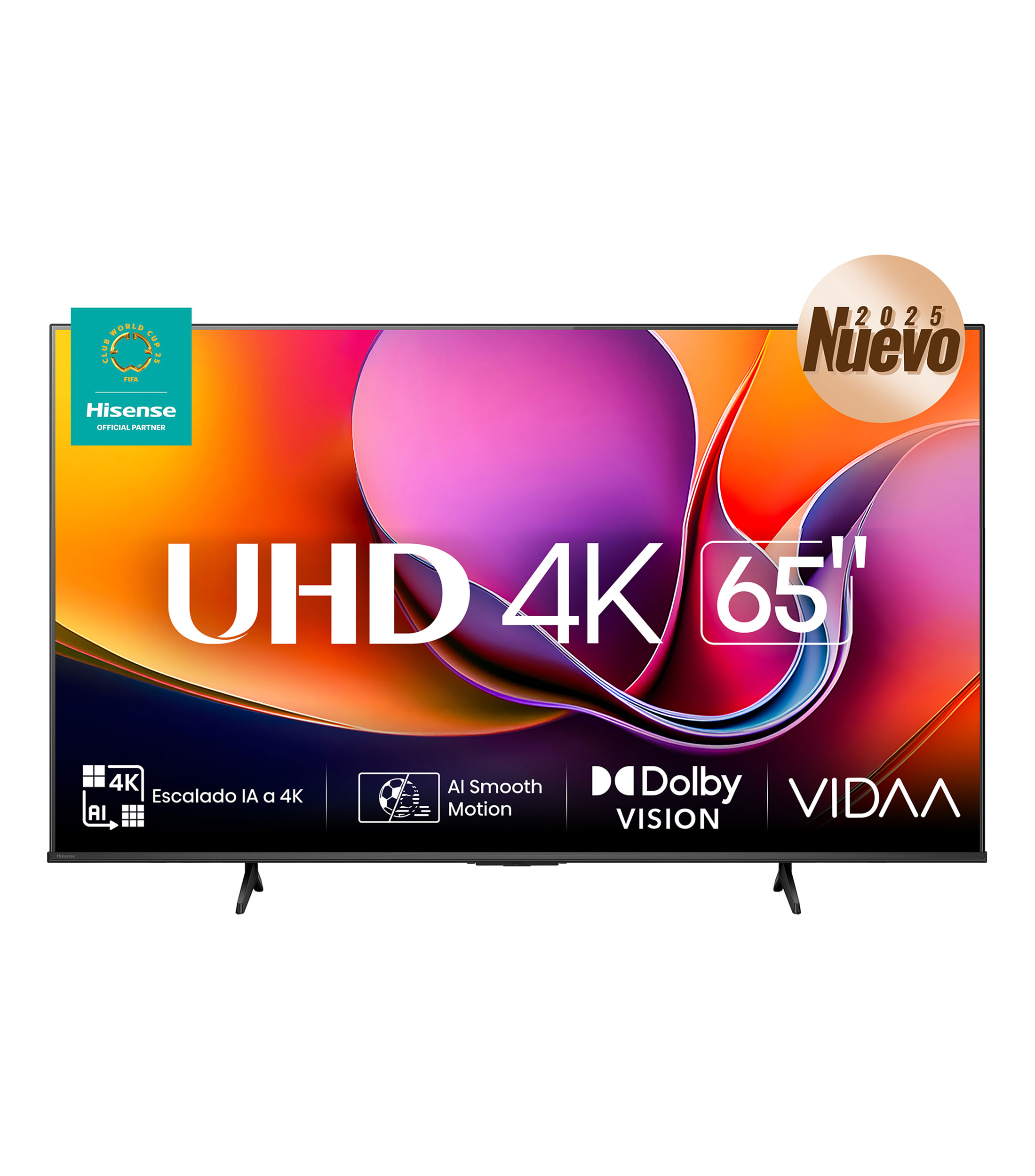 PANTALLA HISENSE 4K 65 VIDAA