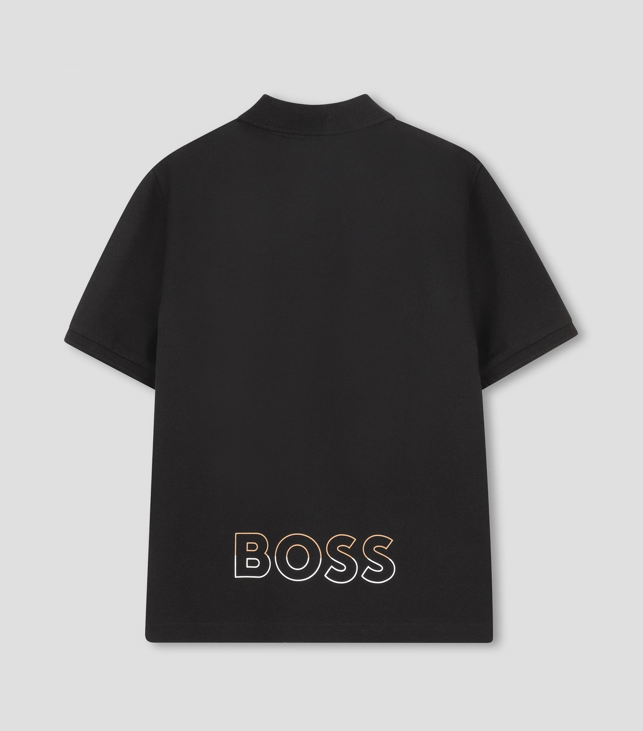 Playera tipo polo manga corta lisa Niño