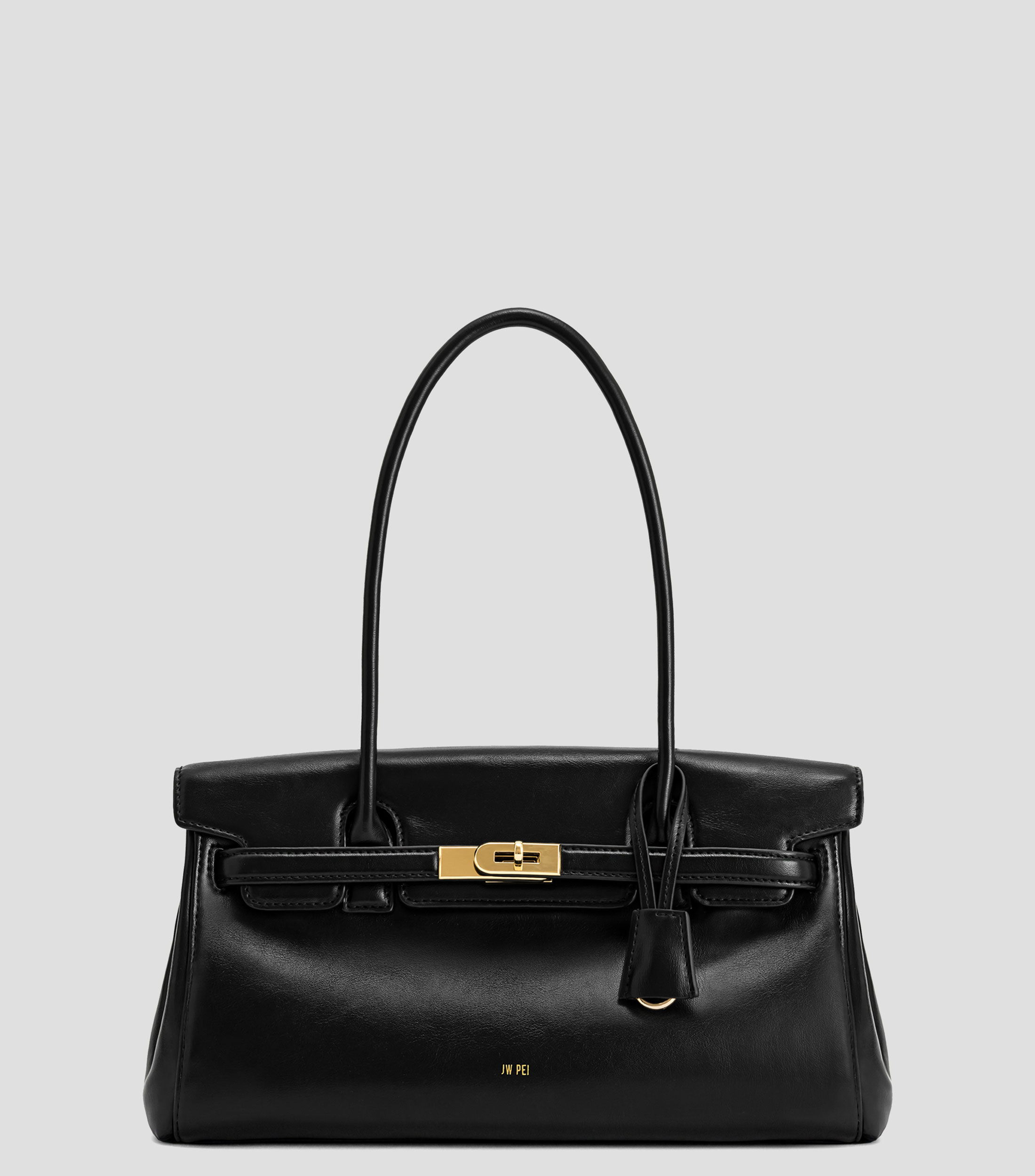 Bolsa shoulder negra Yara lisa Mujer