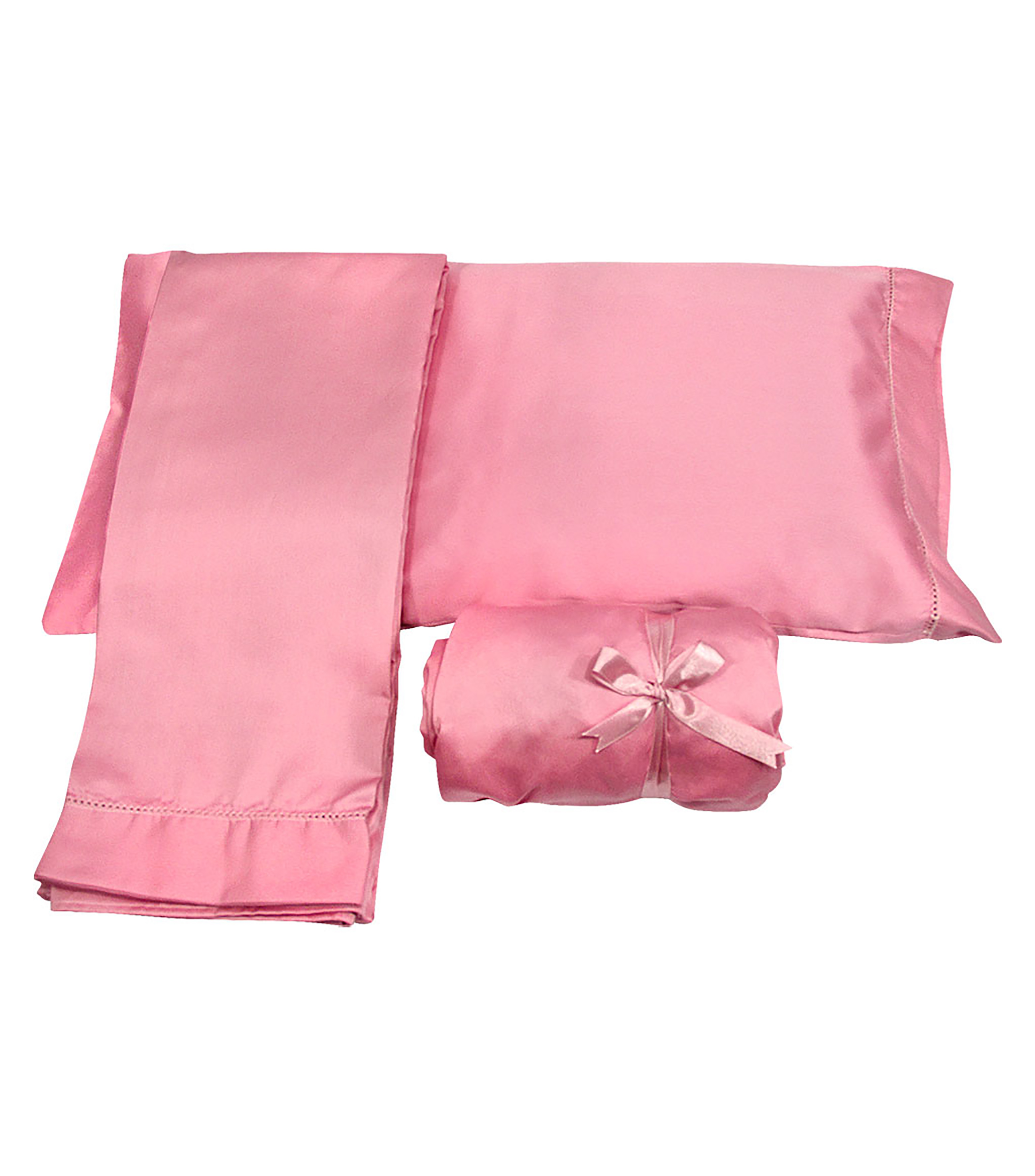 Juego de Sábanas Sateen rosa Estándar