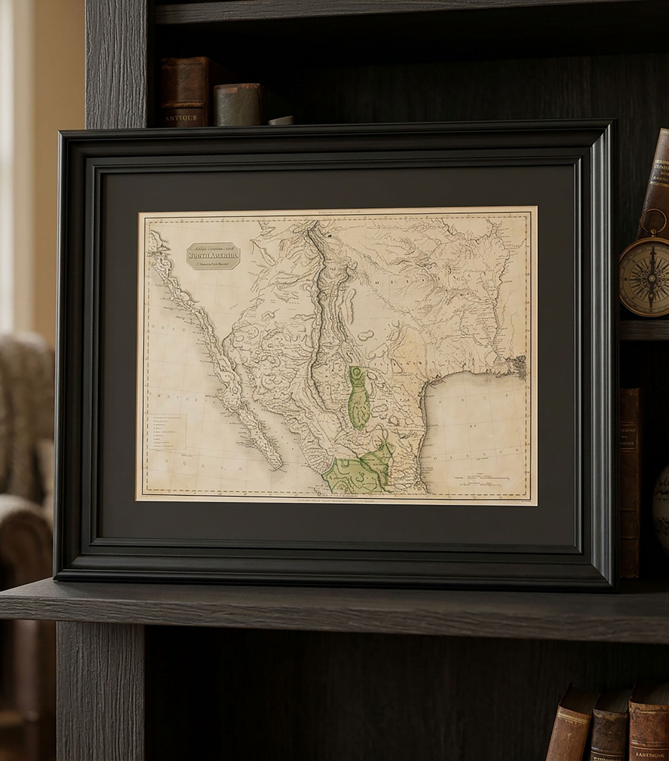 Cuadro decorativo Mapa de México 1810