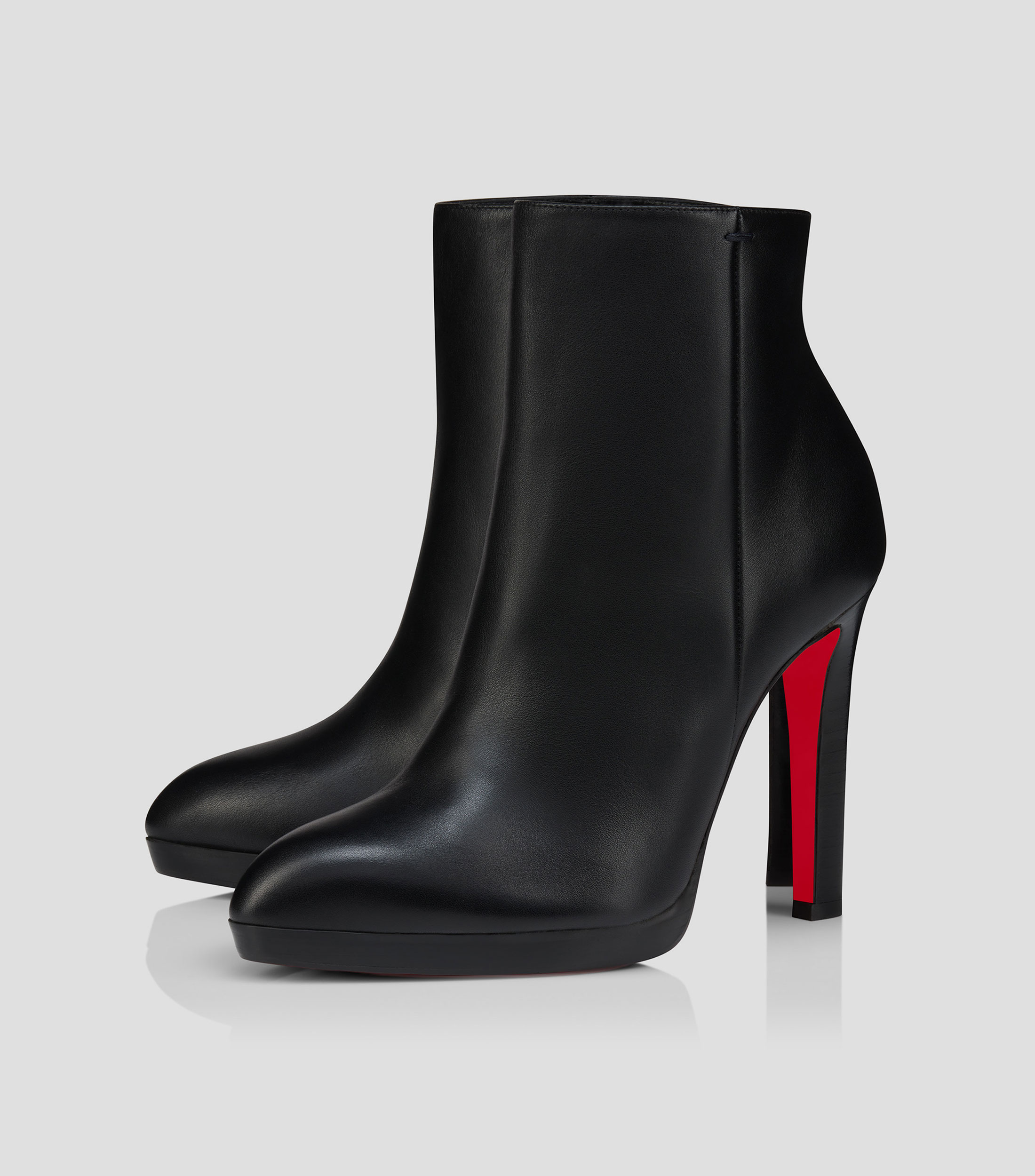 Botines Fannylove Booty Negro en Piel con Tacón Alto Mujer