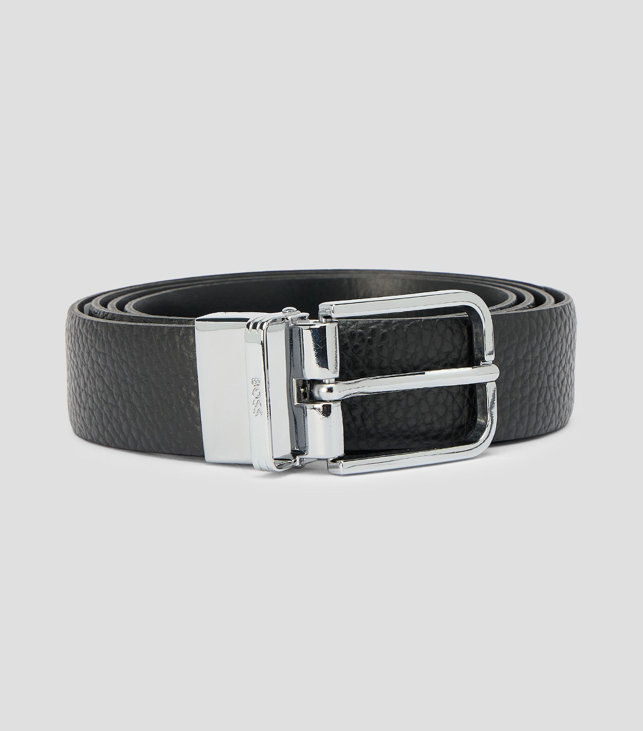 Cinturón reversible de piel italiana Hombre