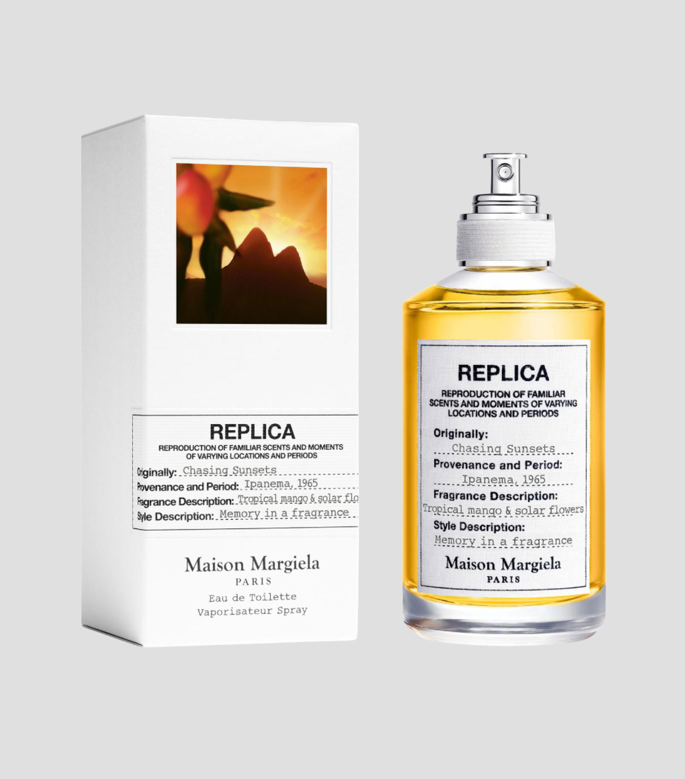 Perfume Replica Chasing Sunsets, Eau de Toilette, 100 ml Unisex