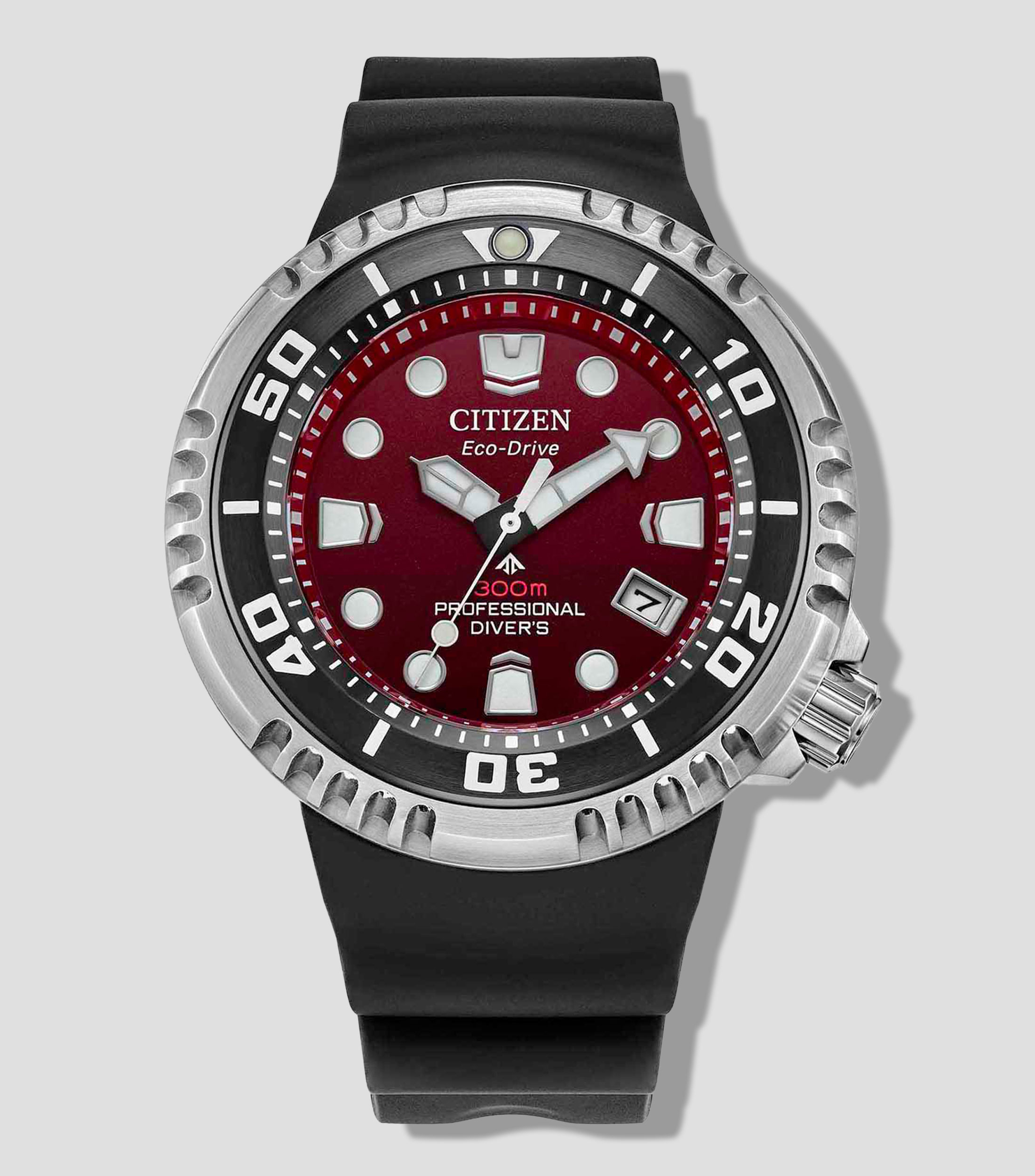Reloj para Hombre Promaster Sea deportivo plateado, rojo