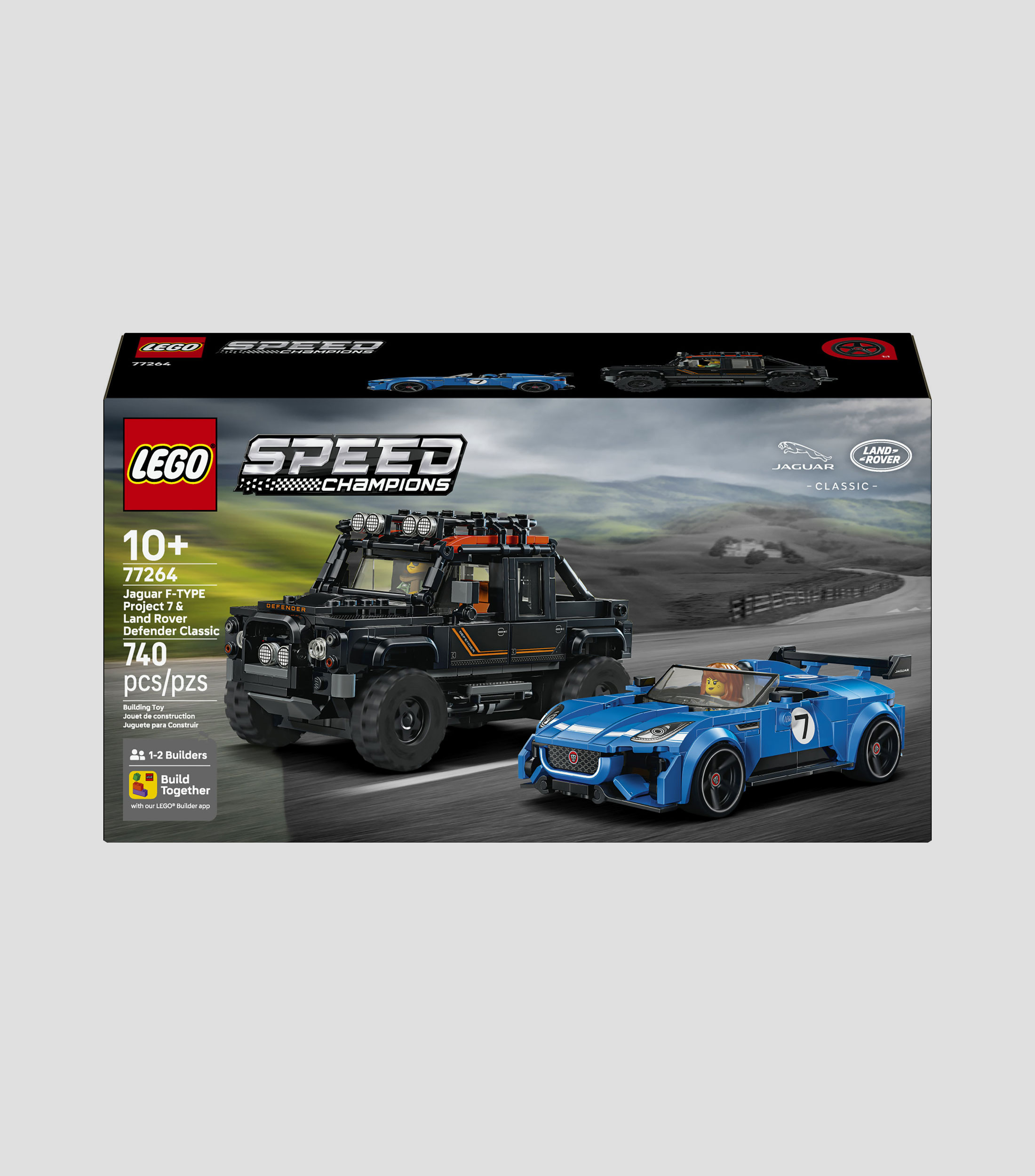 Lego Speed Champions Jaguar Project 7 y Land Rover Defender 77264