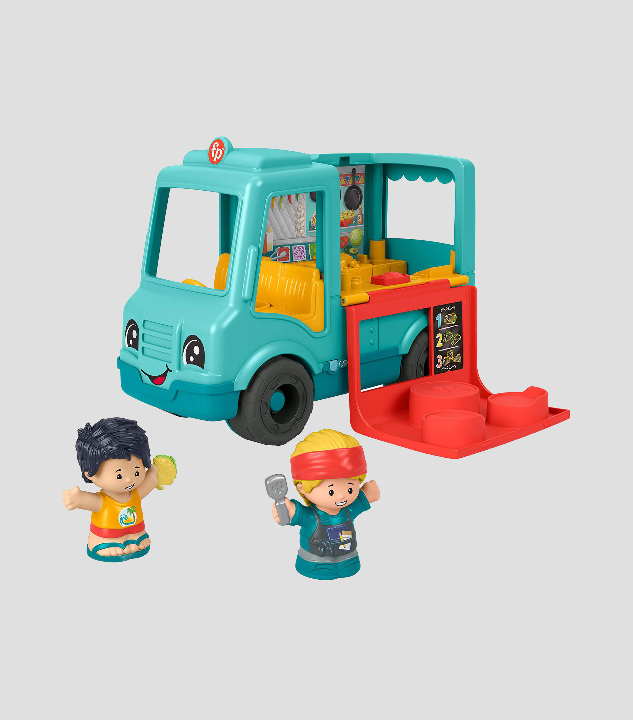 Playset Little People - Camión de Comida
