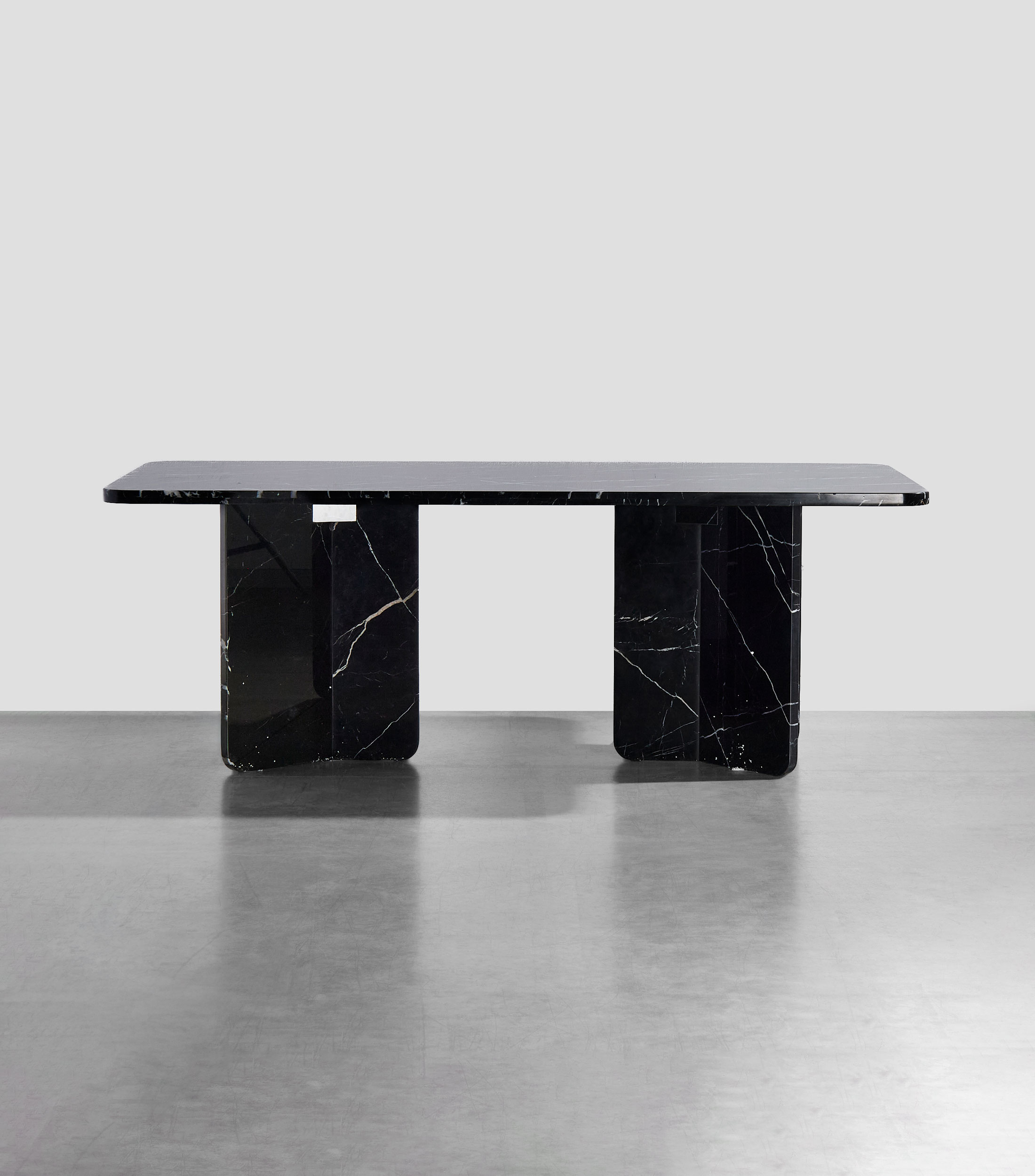 Mesa de comedor Como en mármol negro