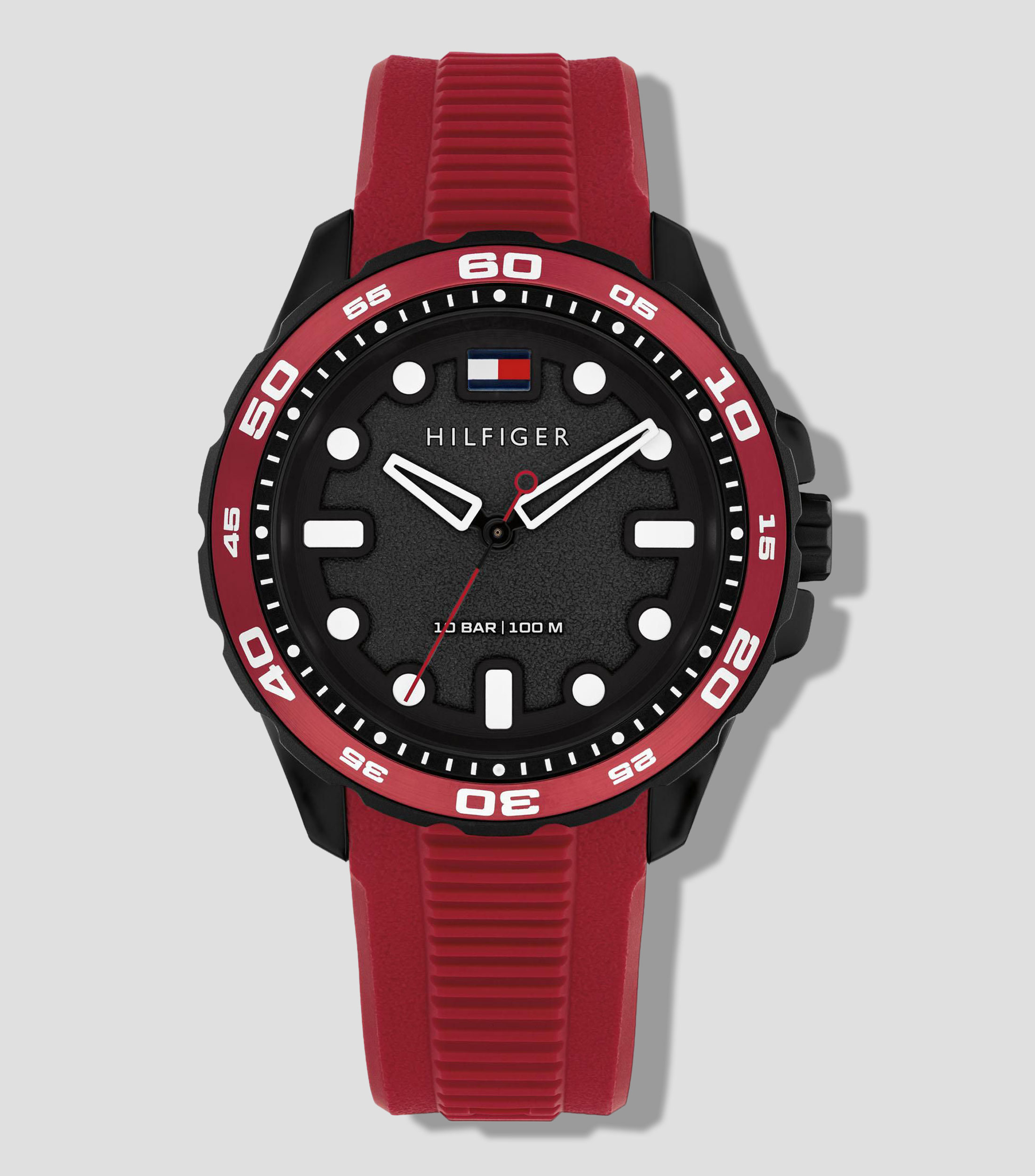 Reloj para hombre Th-Regatta deportivo Rojo, Negro
