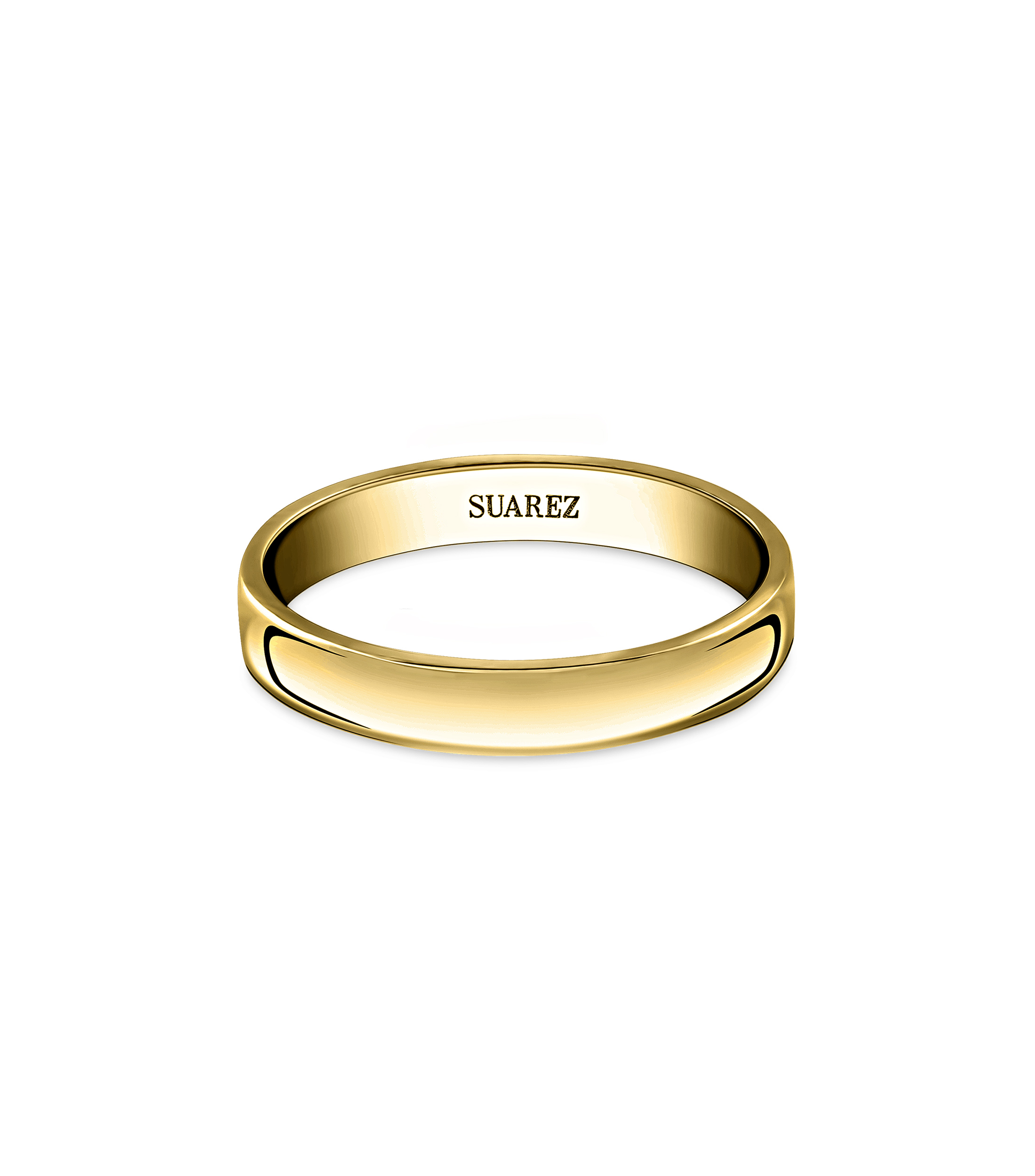 Anillo Solitario en oro amarillo 18 Kts Unisex