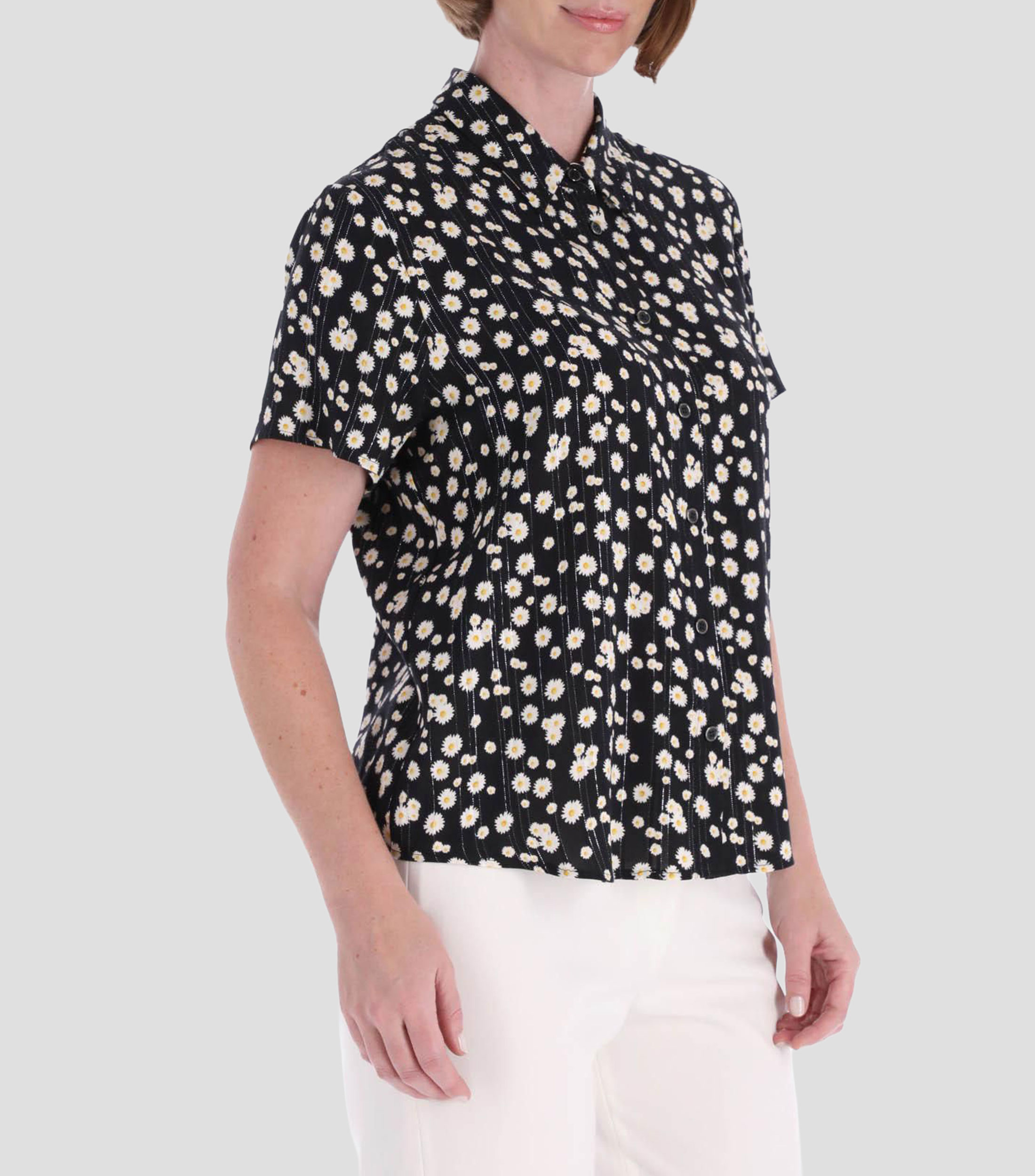 Blusa fantasía manga corta Mujer