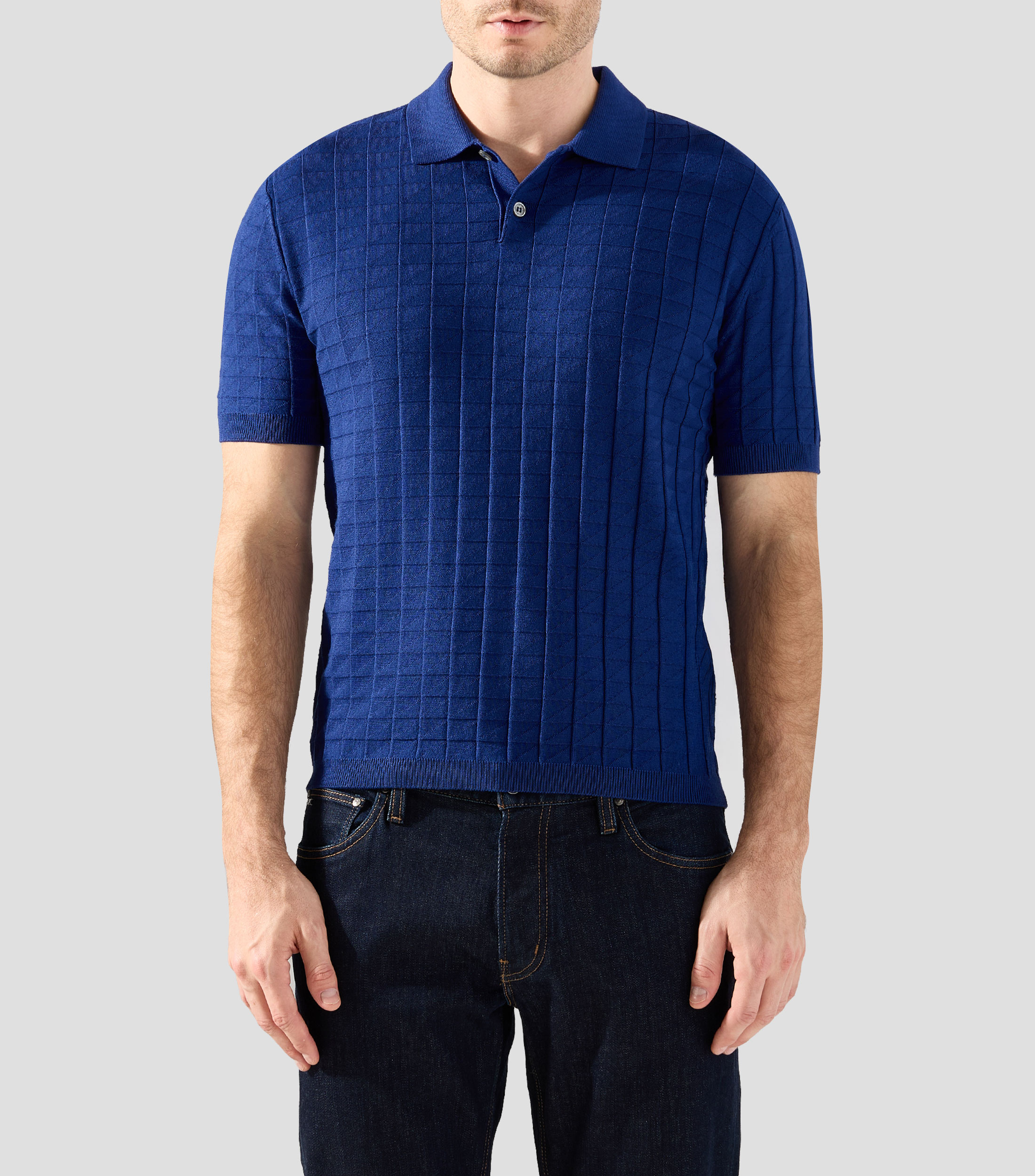 Playera Tipo Polo Manga Corta Hombre