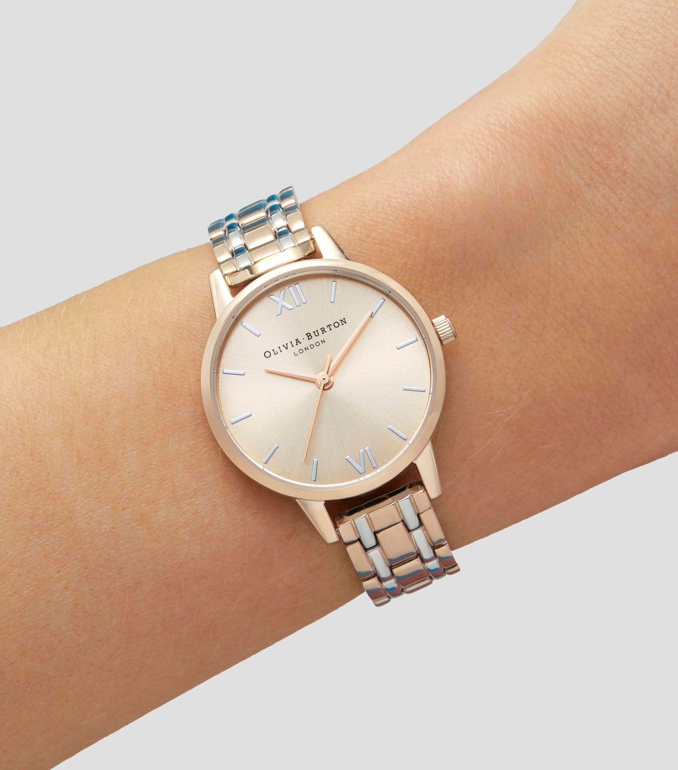 Reloj para Mujer The England Casual Oro rosa