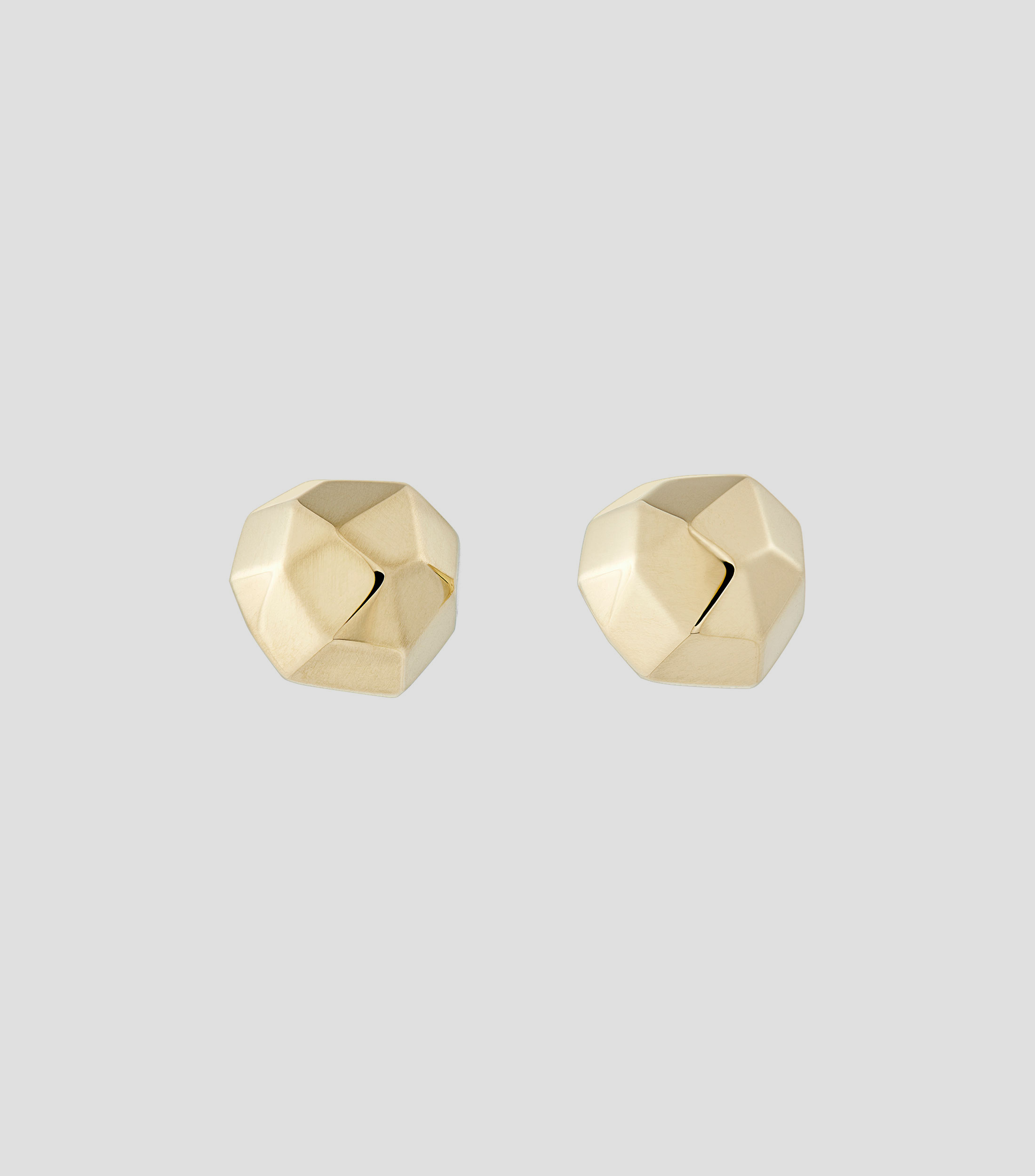 Aretes circulares en oro amarillo de 18 kilates Copernicus Mujer
